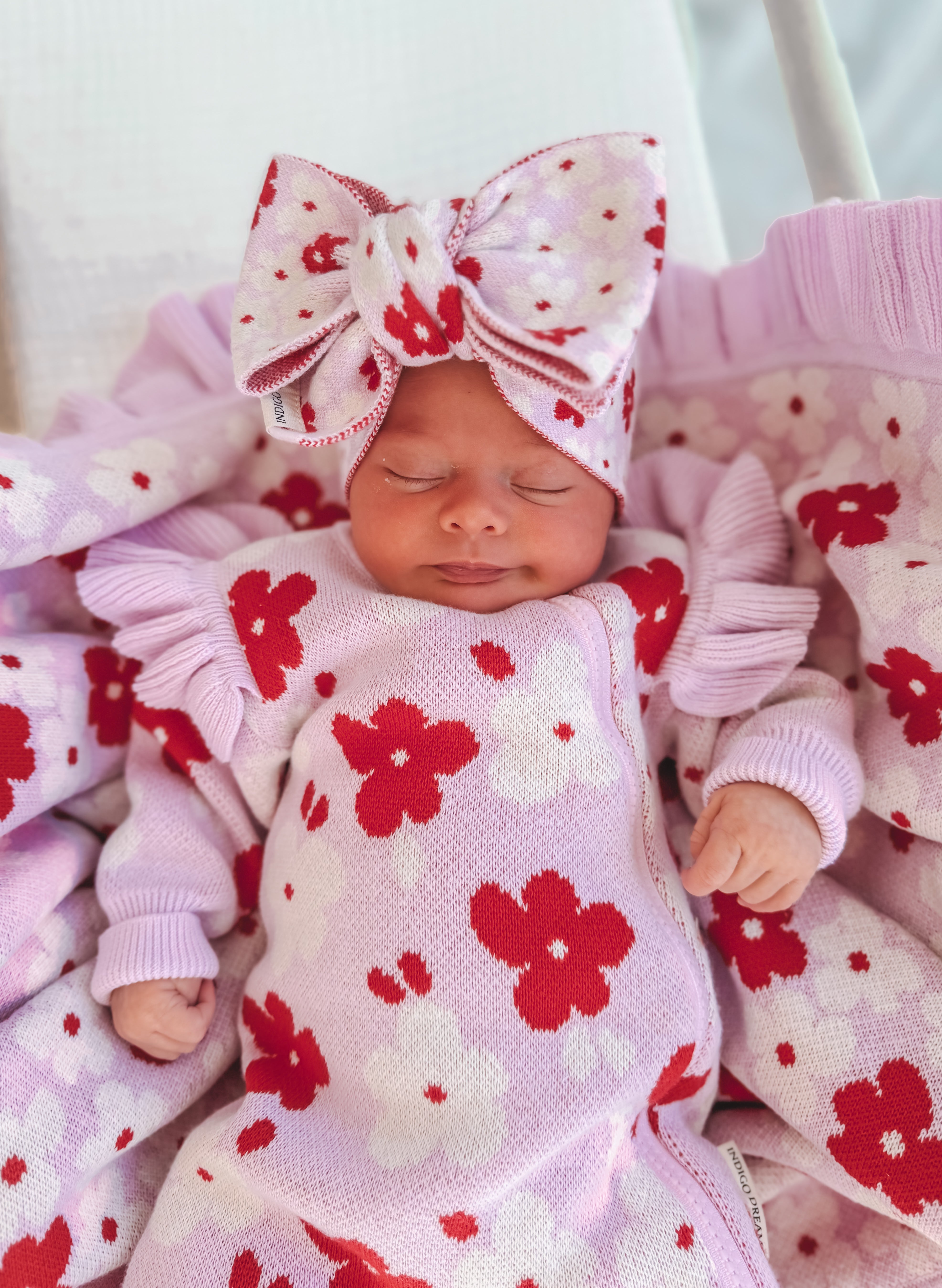 Lila Knit Headband - Poppy