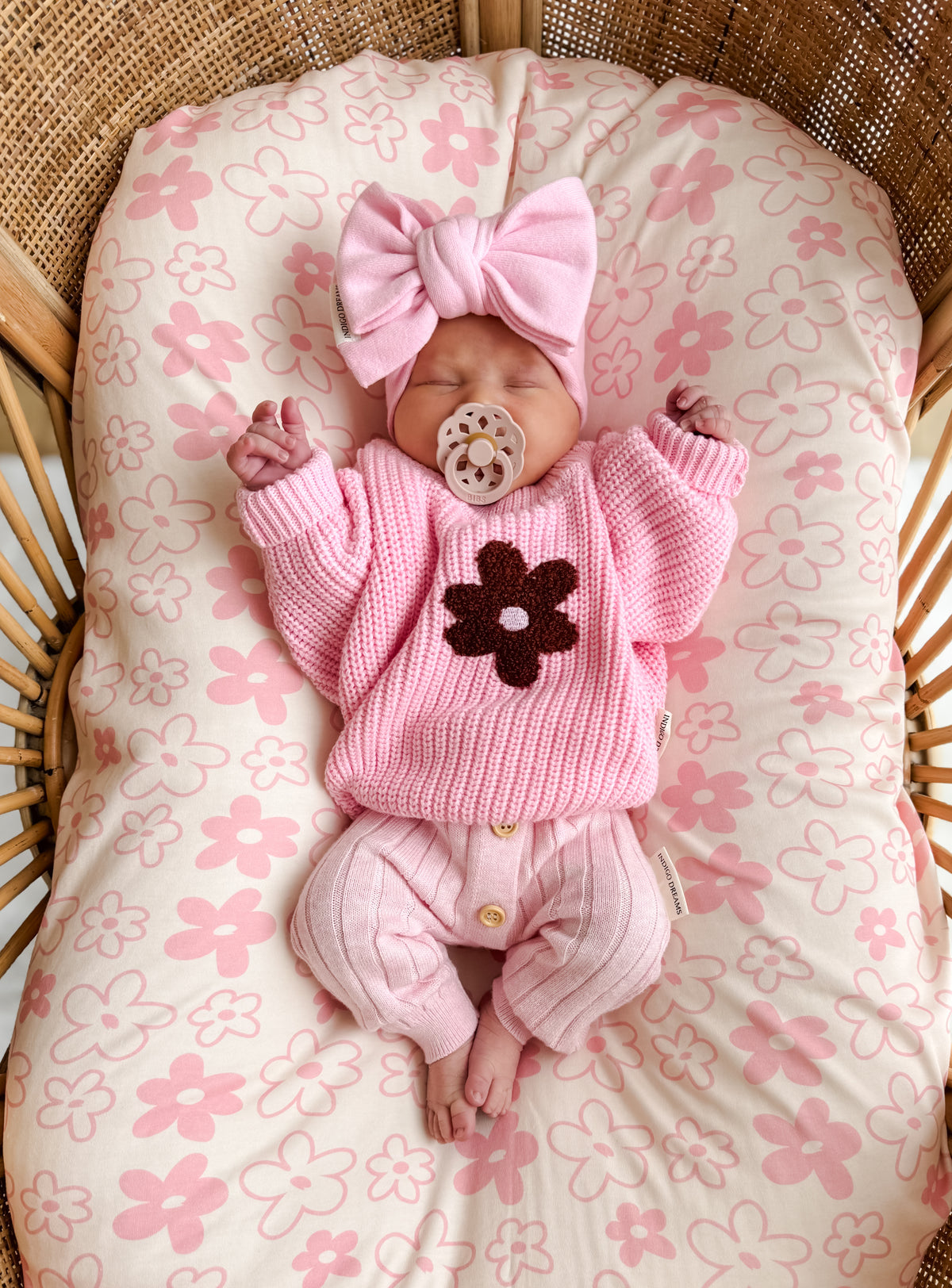 Romy Chunky Knit Jumper - Cocoa & Blossom