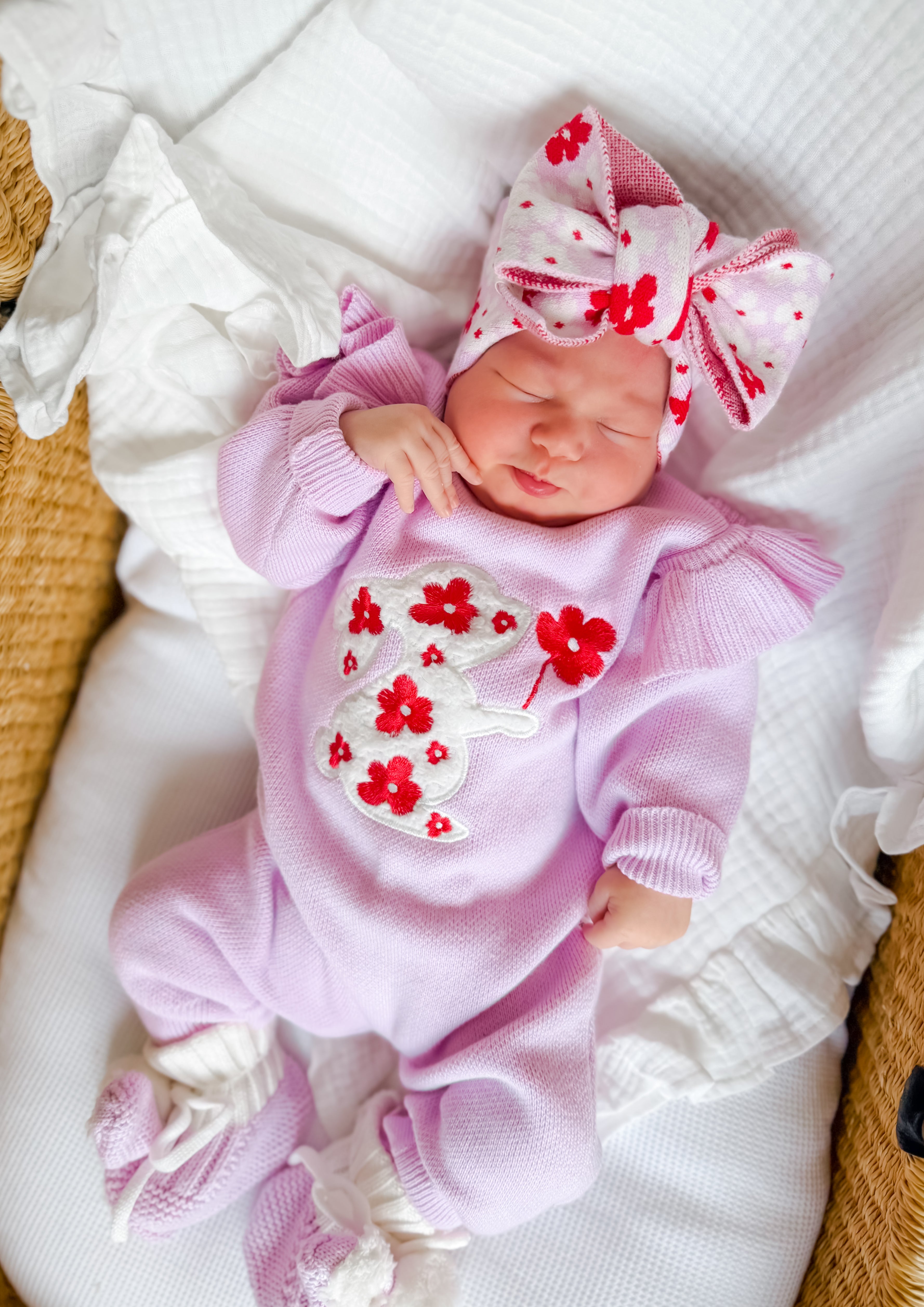 Lila Knit Headband - Poppy