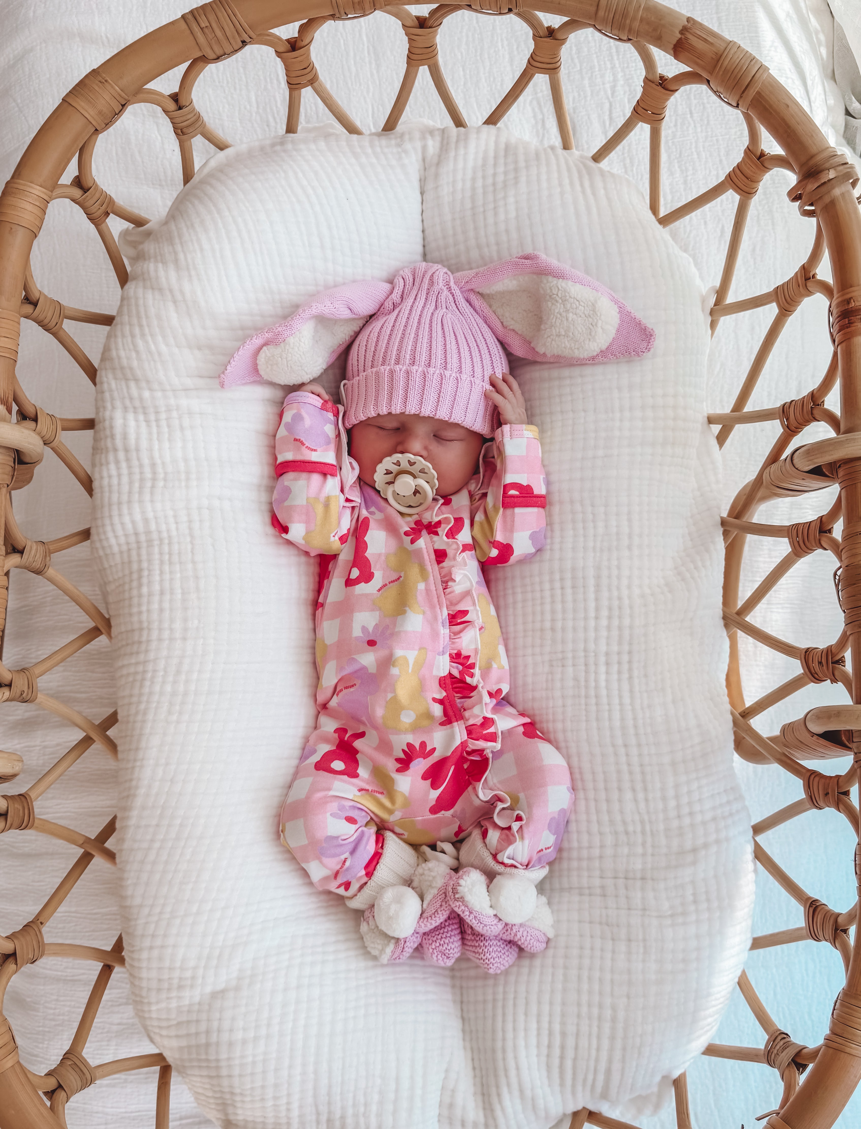 Sherpa Bunny Beanie - Orchid