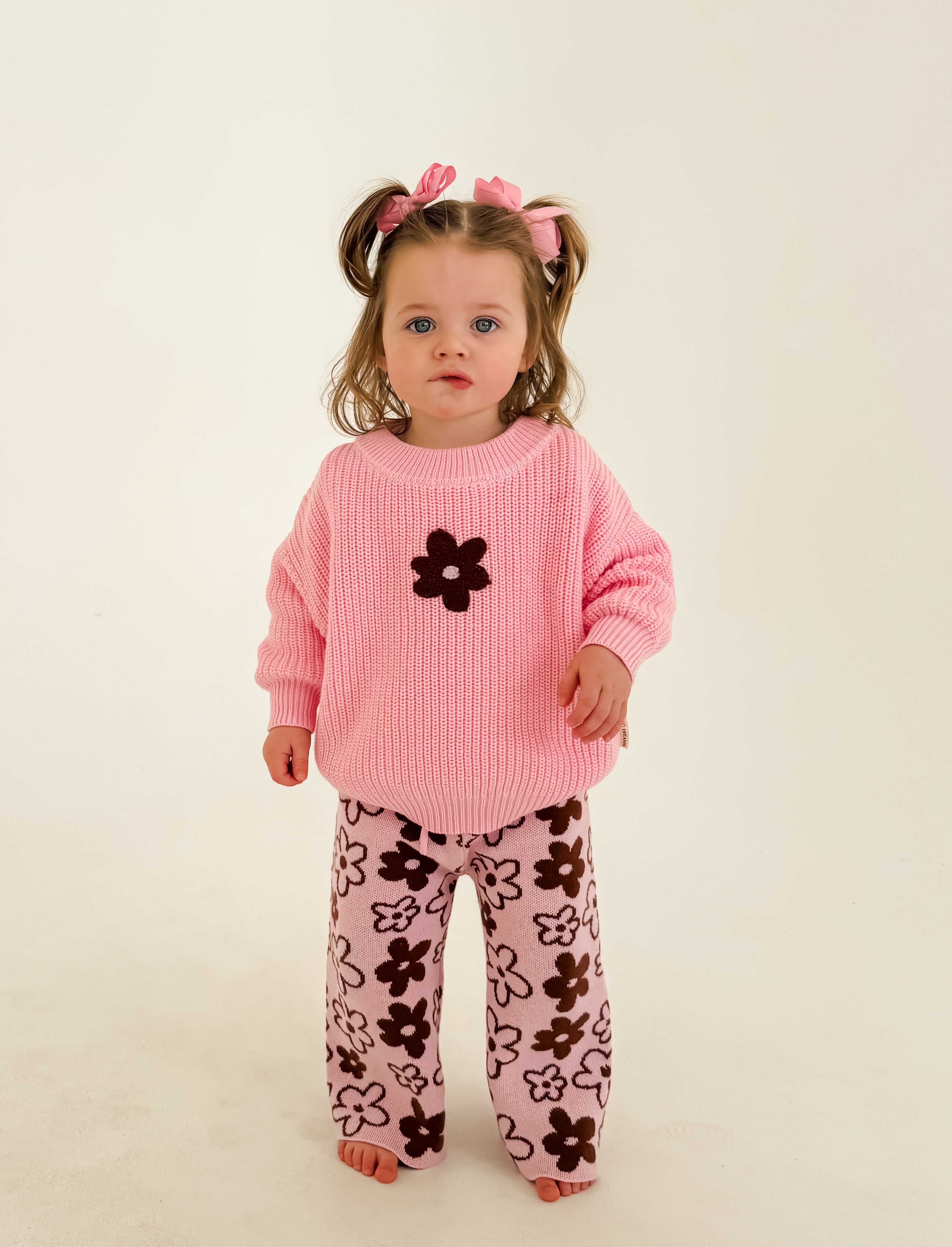 Romy Chunky Knit Jumper - Cocoa & Blossom