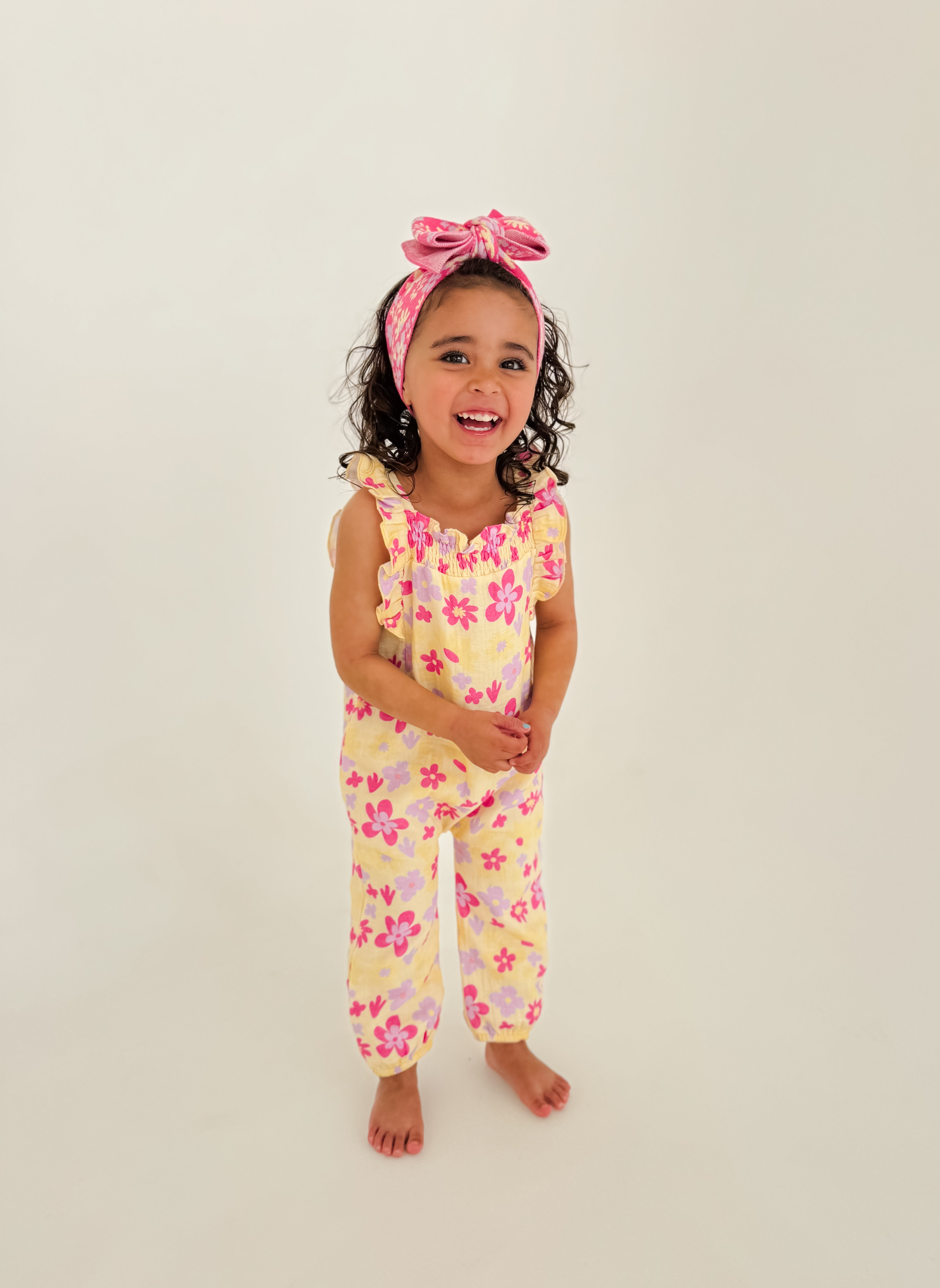 Indie Frill Playsuit - Daffodil