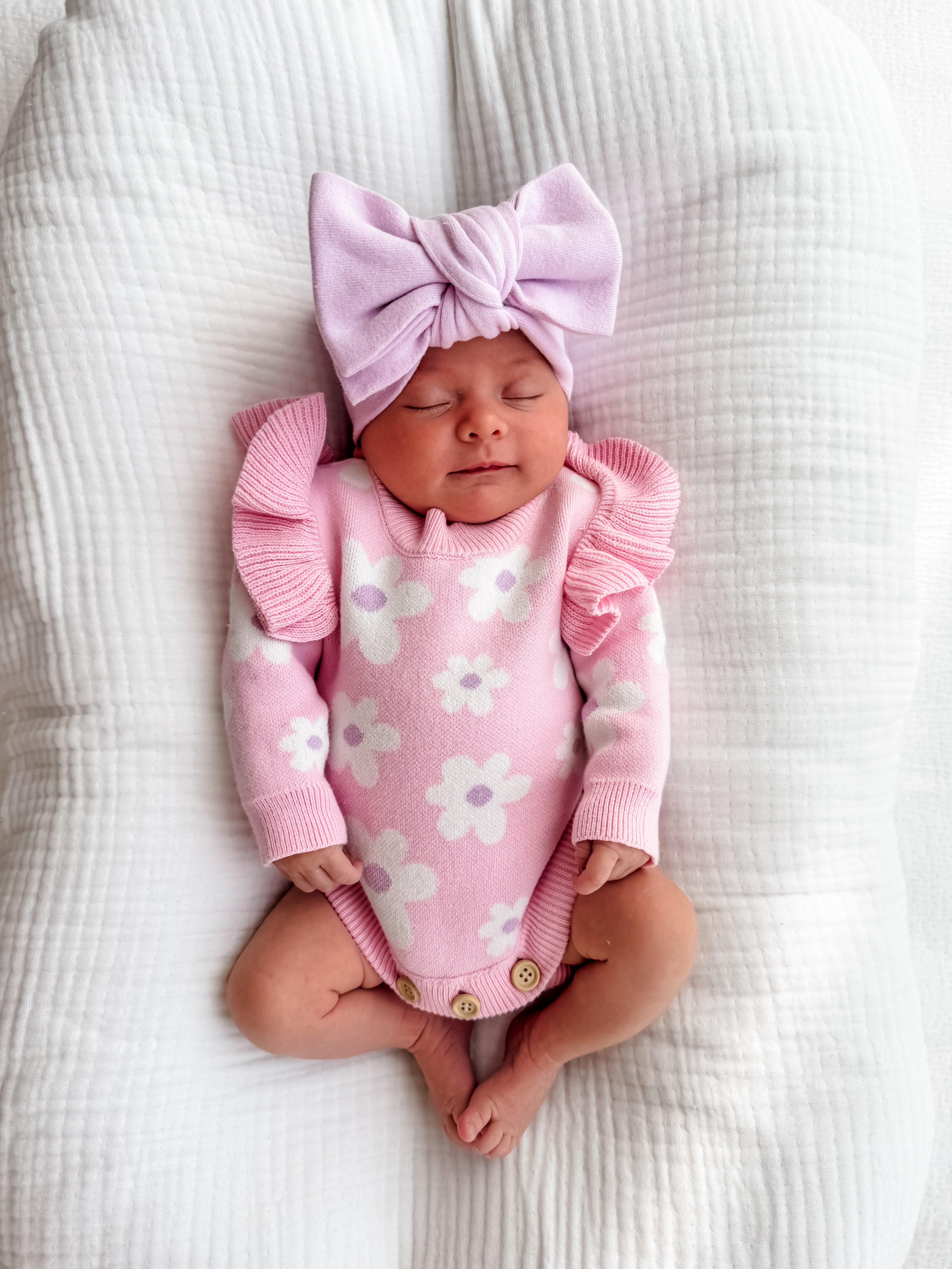 Posie Longsleeve Frill Romper