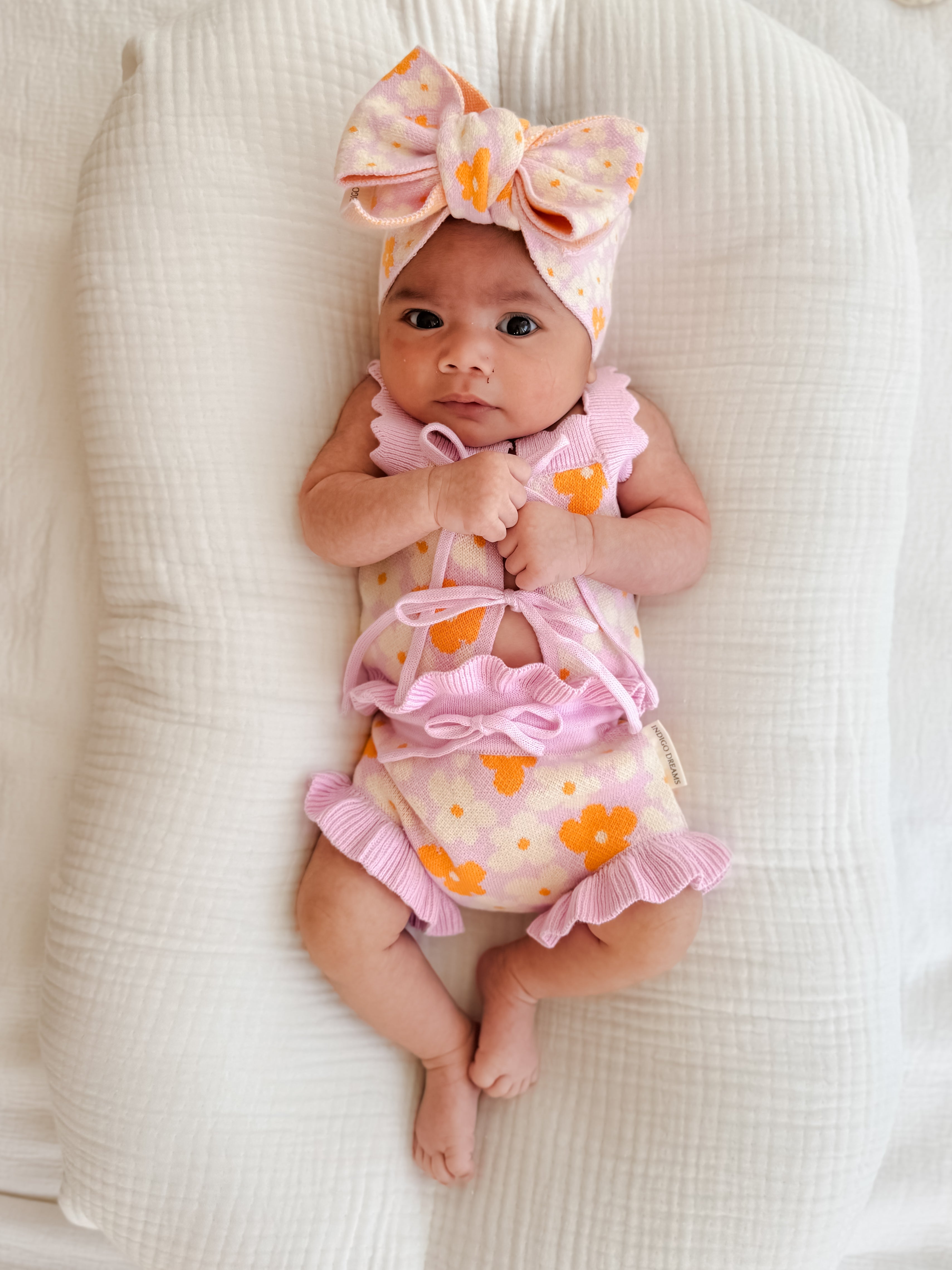 Lila Tie Singlet - Buttercup