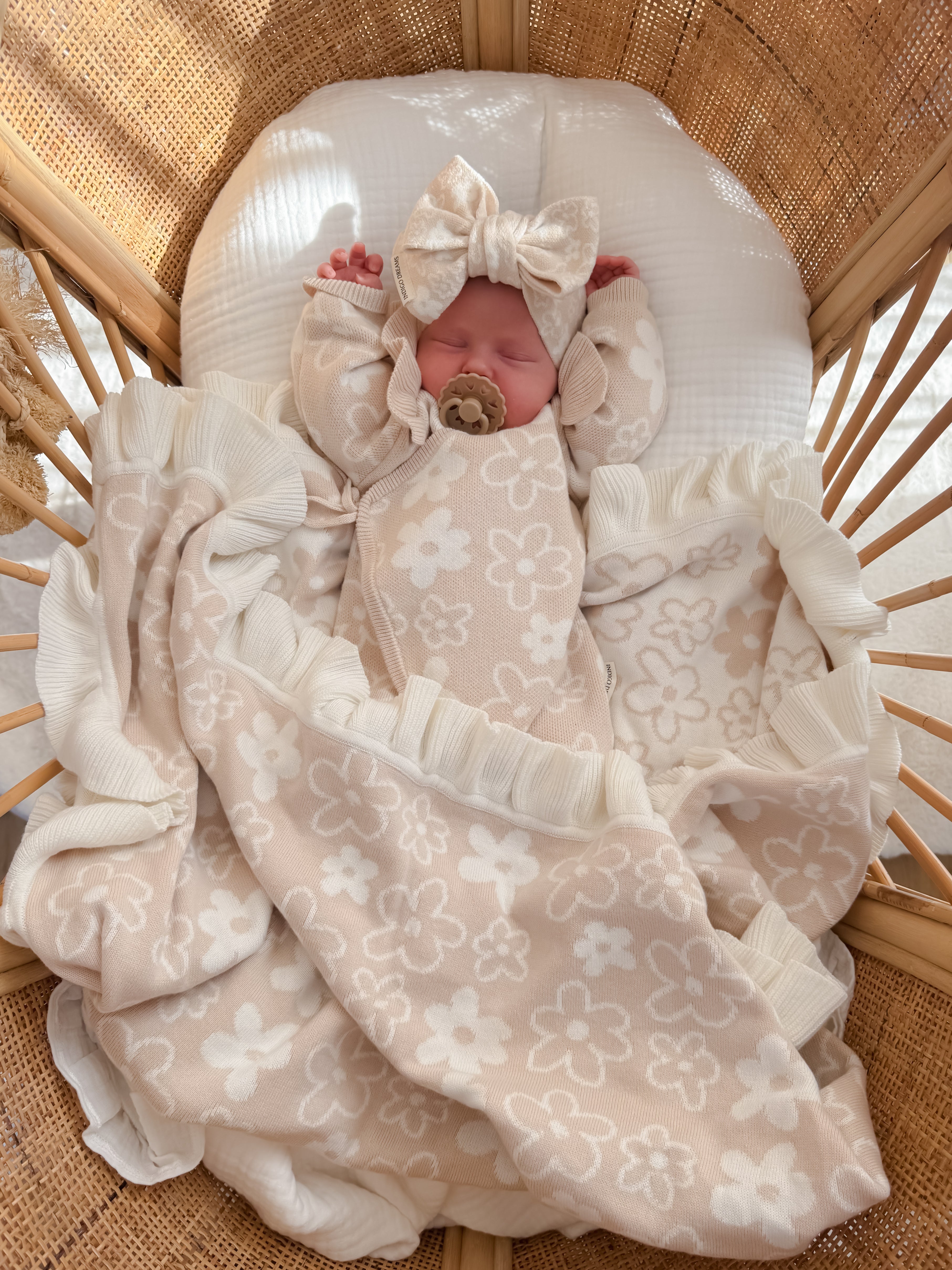 Romy Knit Headband - Almond