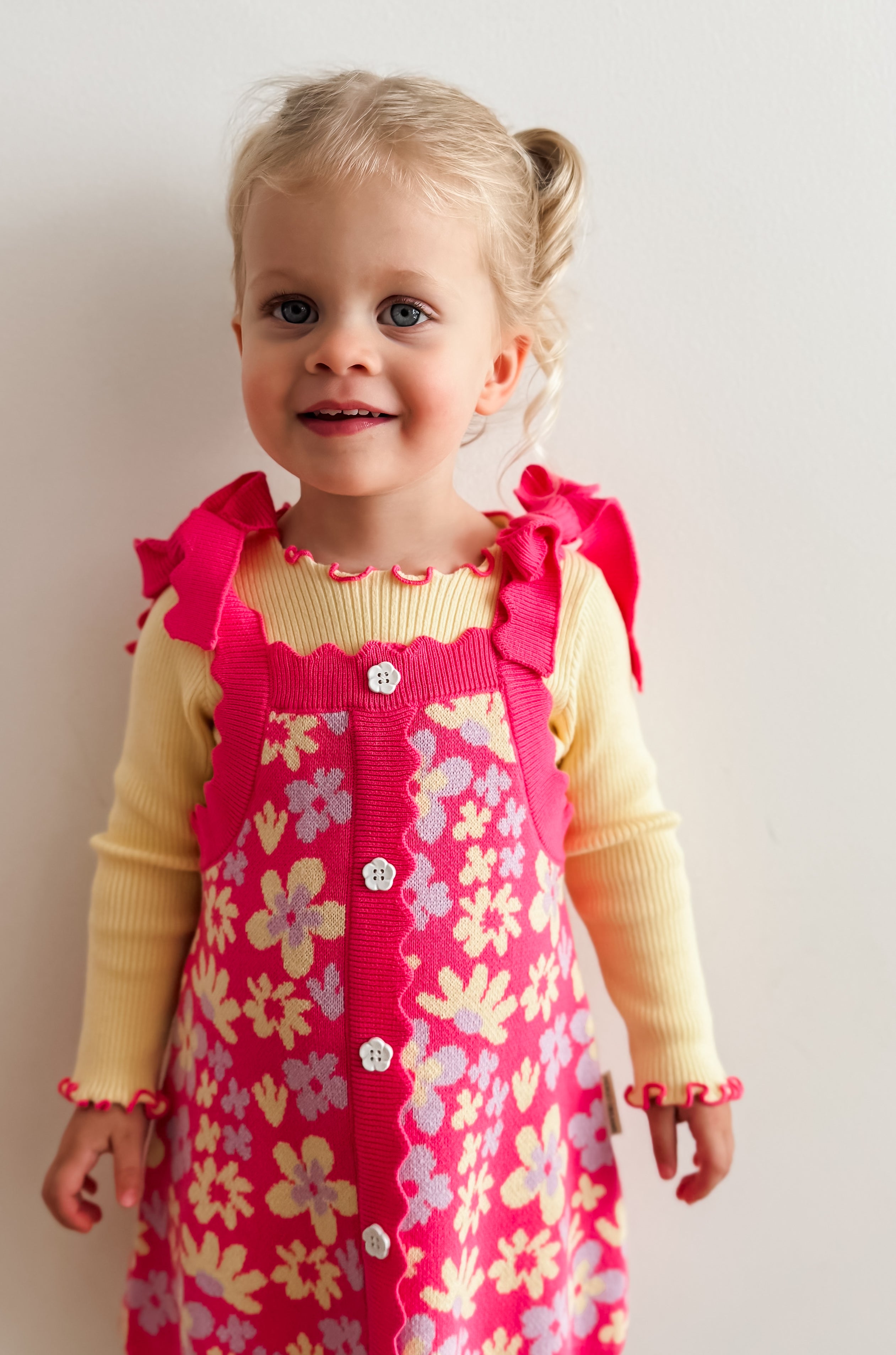 Indie Tie Shoulder Dress - Daffodil
