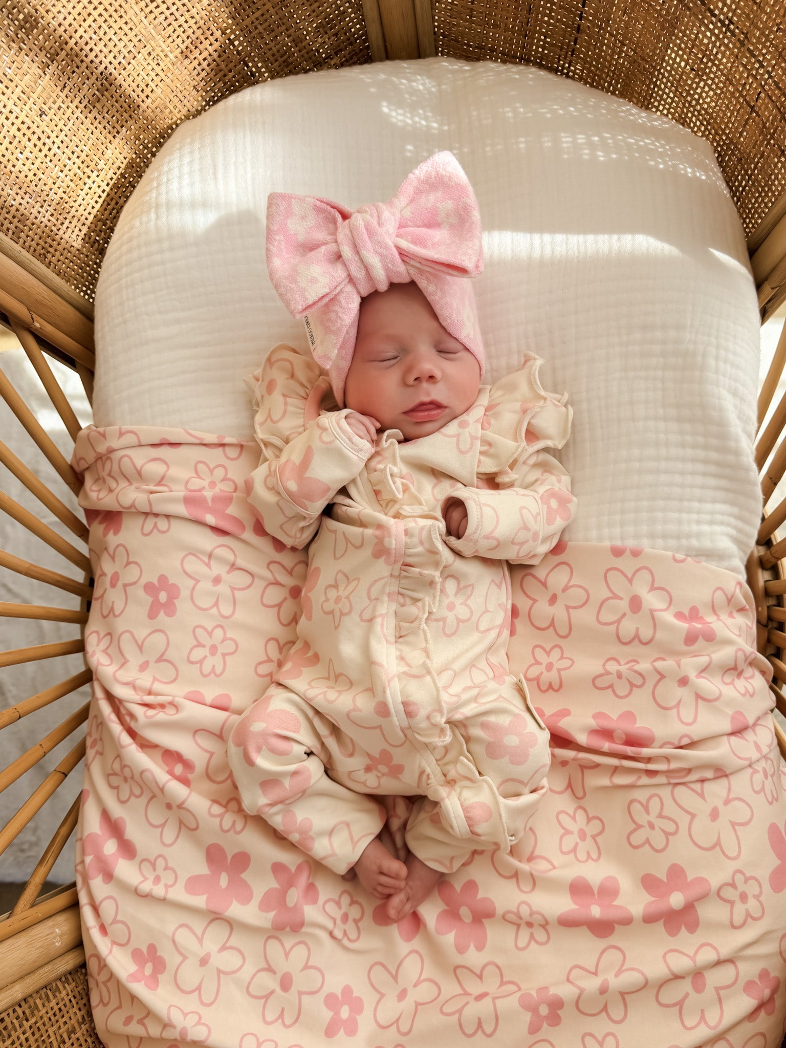 Romy Ruffle Onesie - Marshmallow