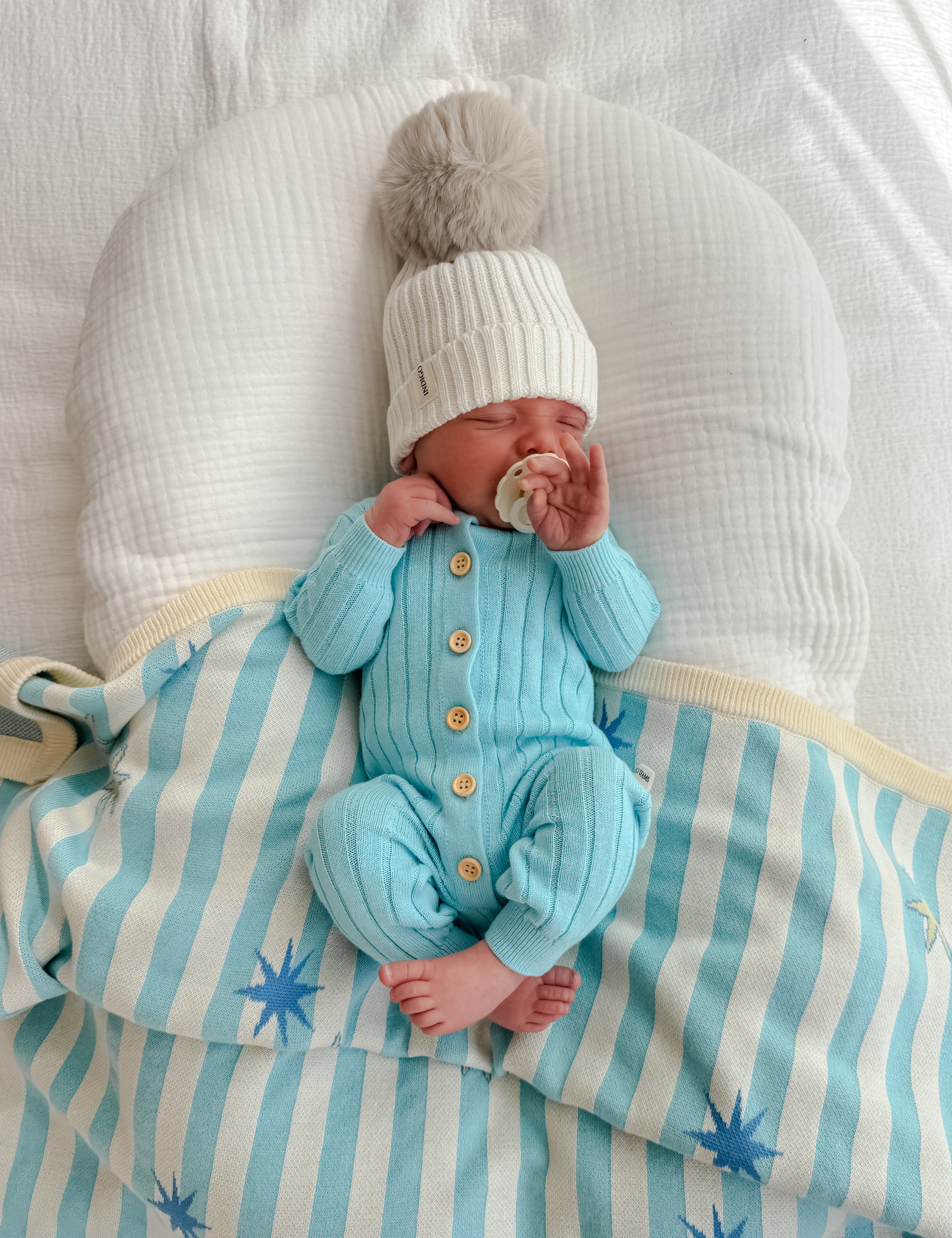 Lagoon Blue Romper