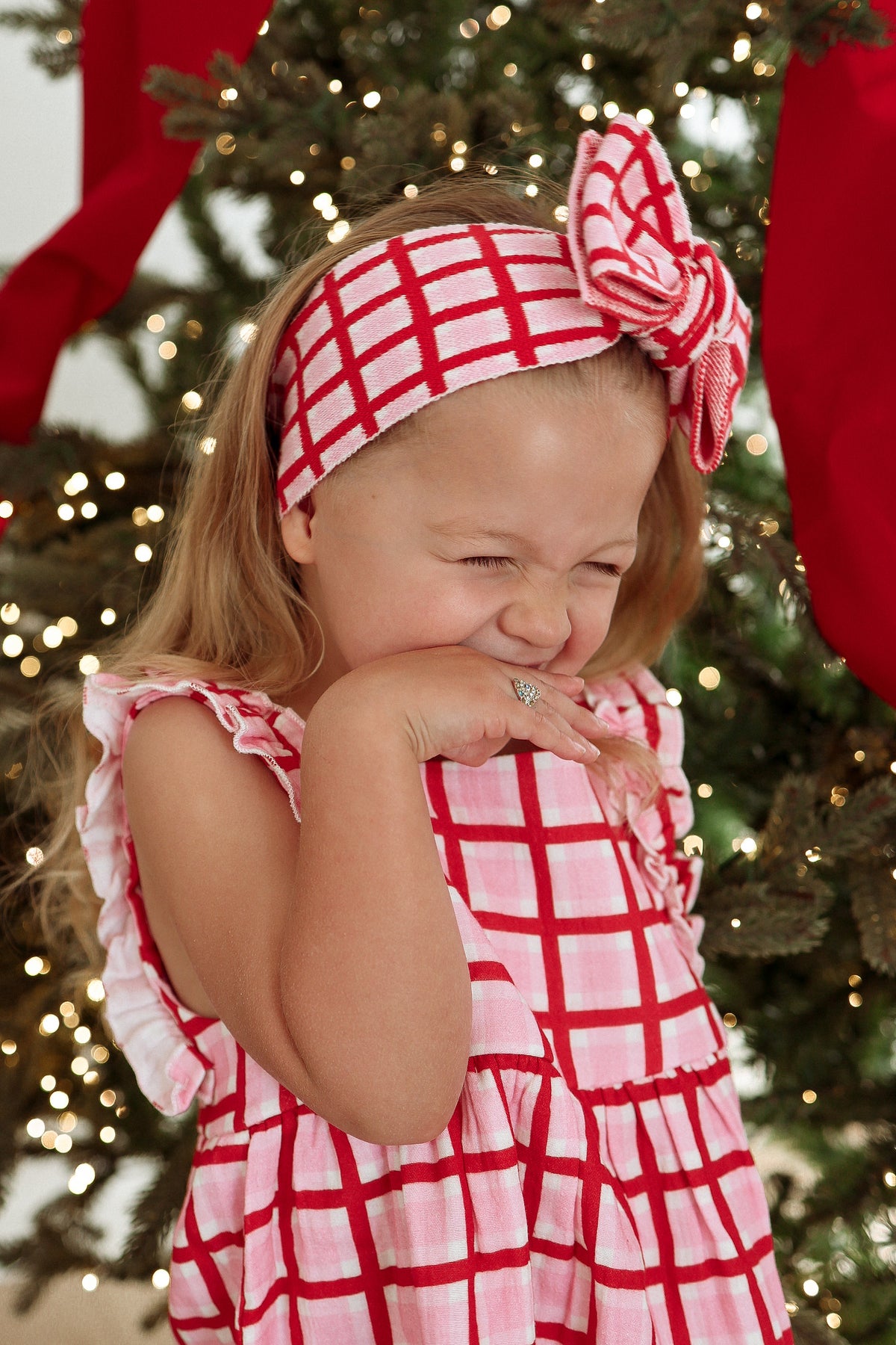 Candy Check Frill Dress