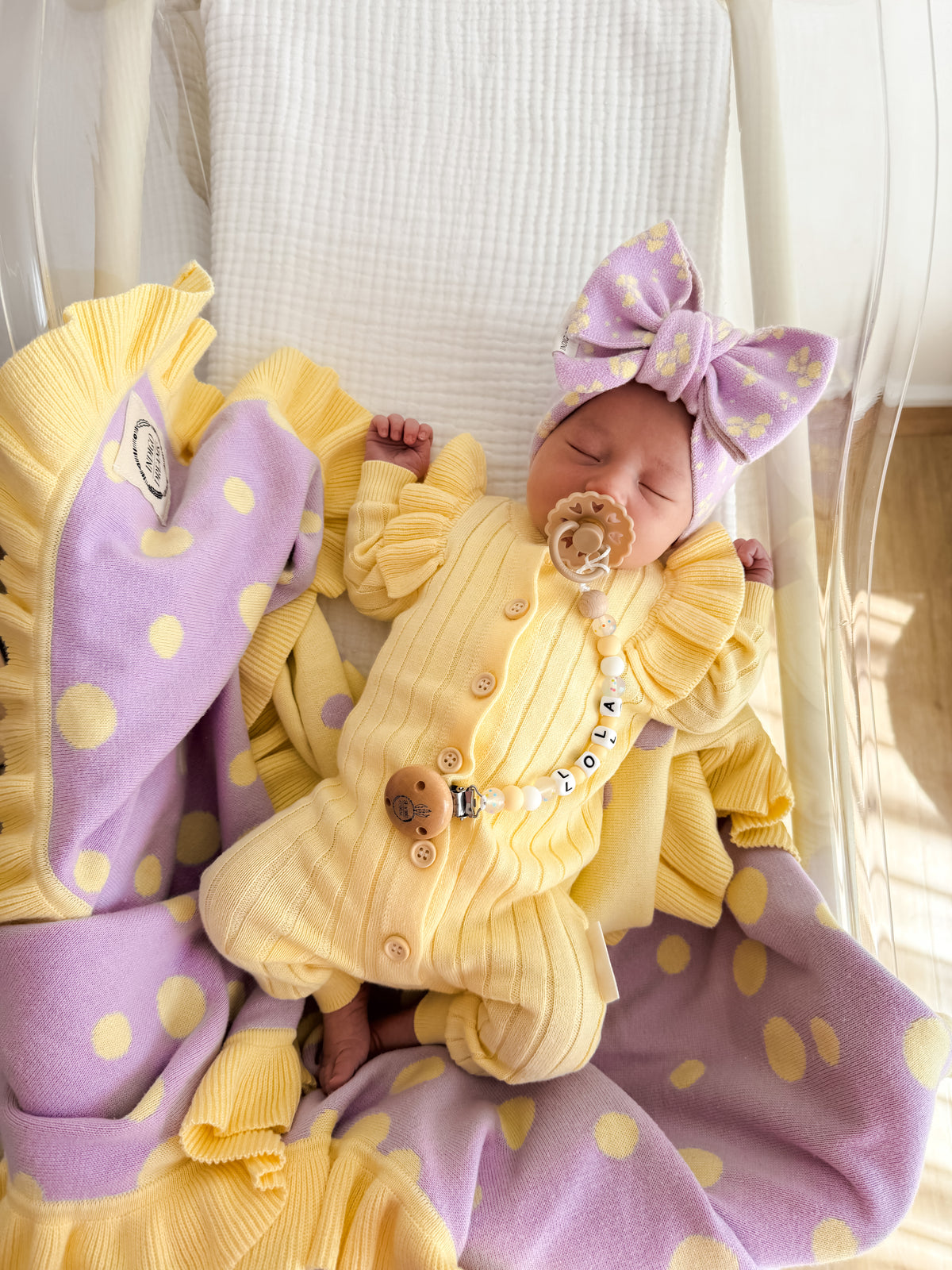 Frill Romper - Daffodil