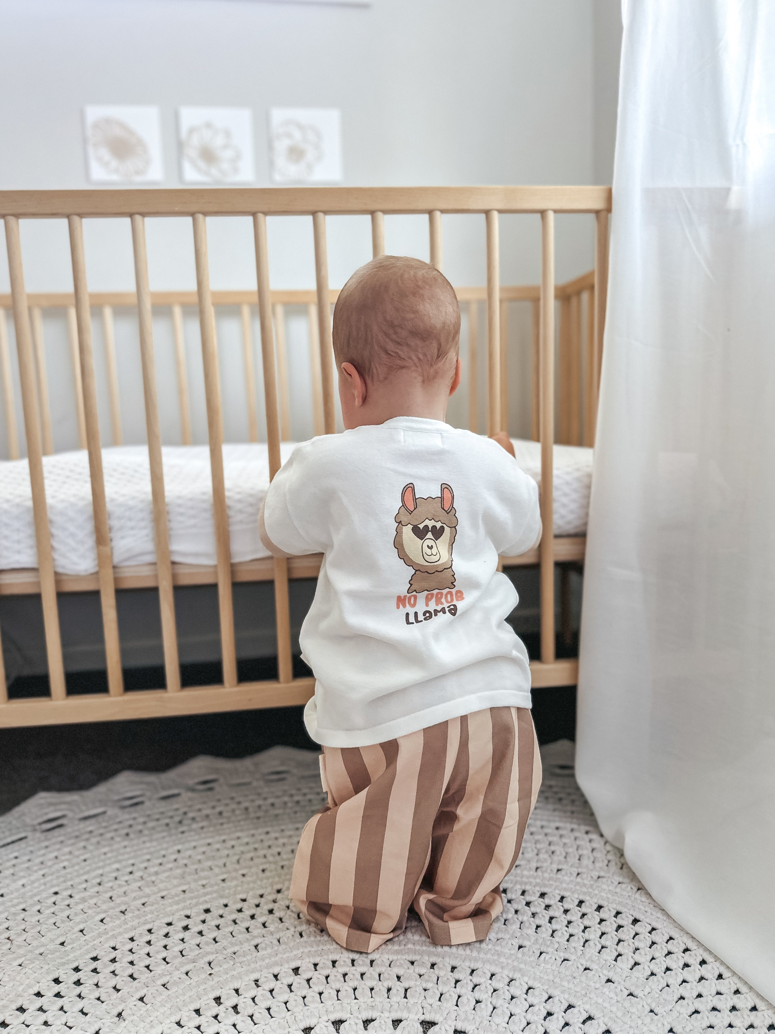 Oat Stripe Canvas Pants