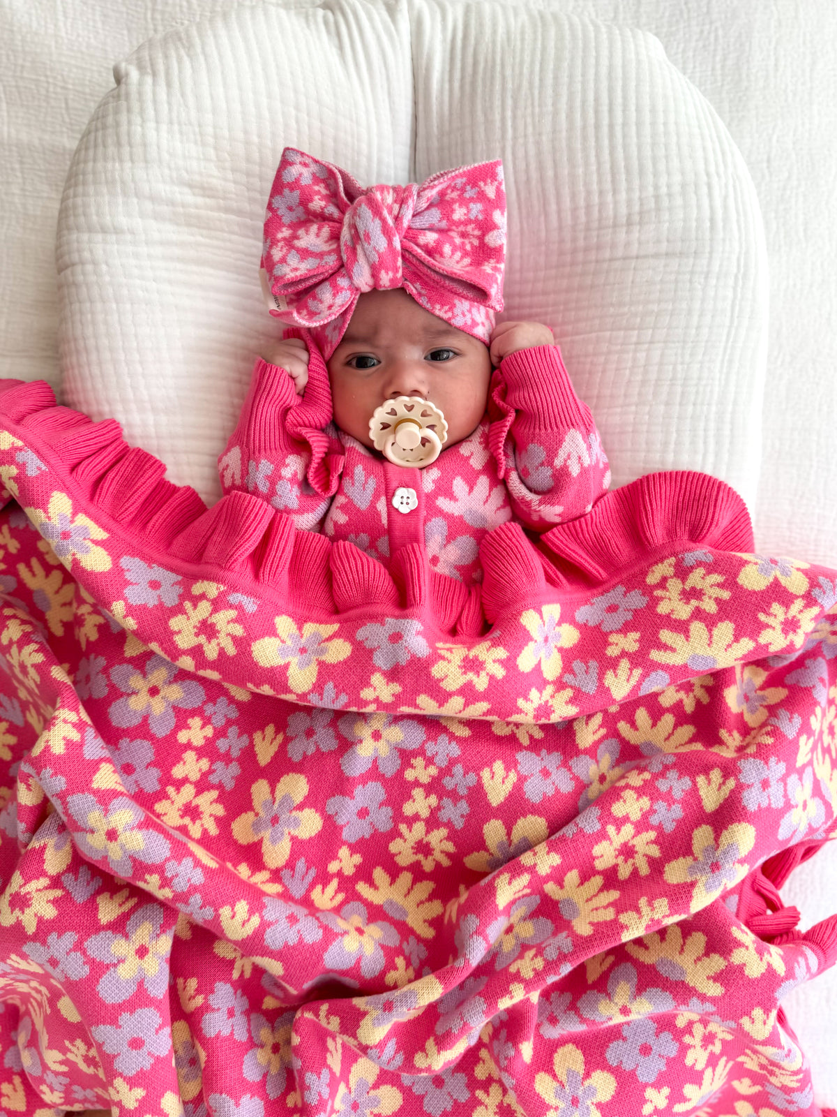 Indie Frill Blanket - Daffodil