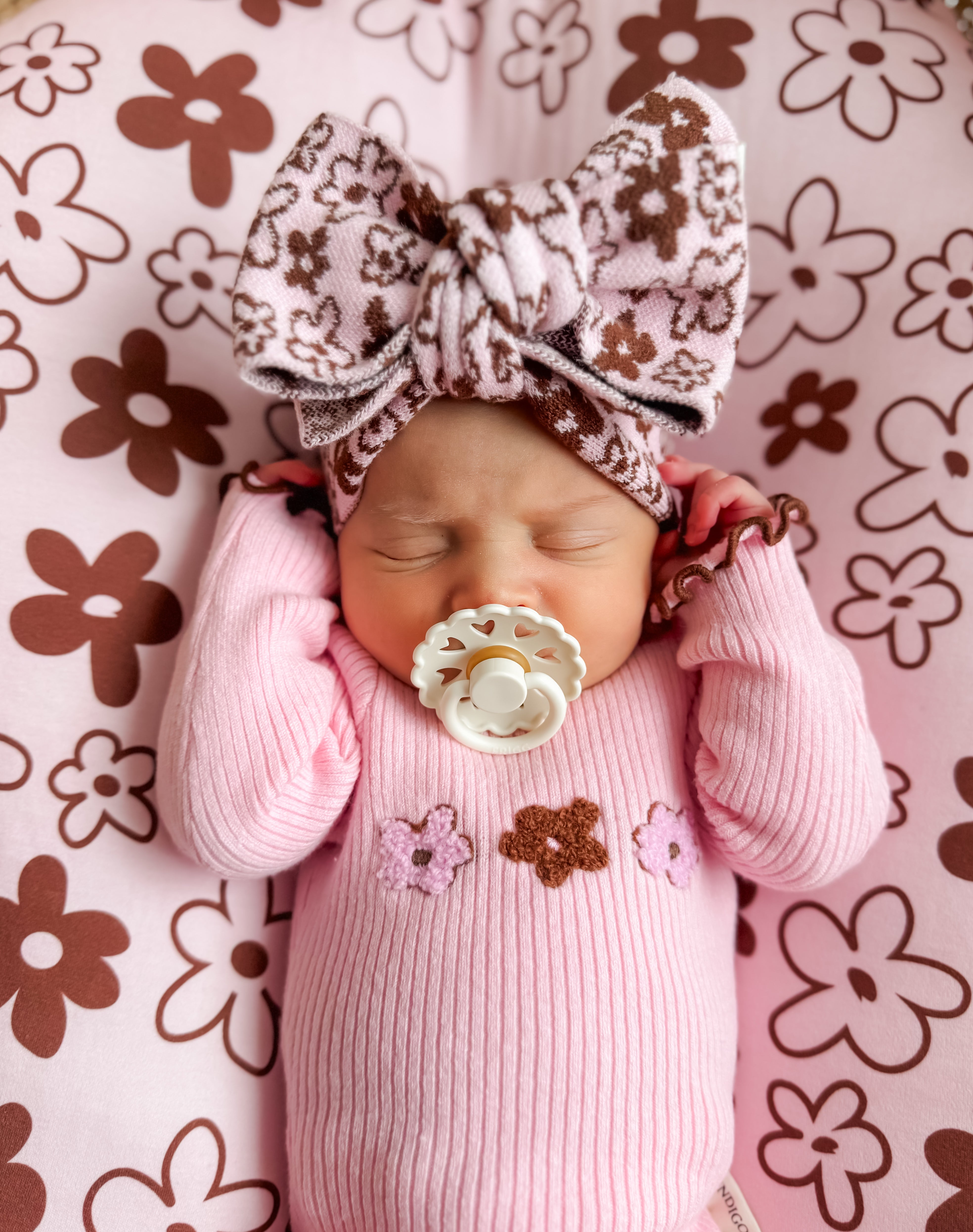 Romy Knit Headband - Cocoa & Blossom