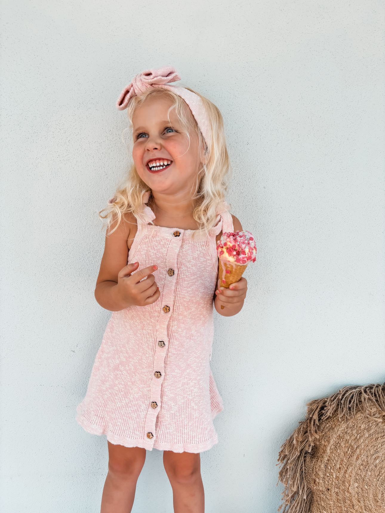 Blush Textured Headband