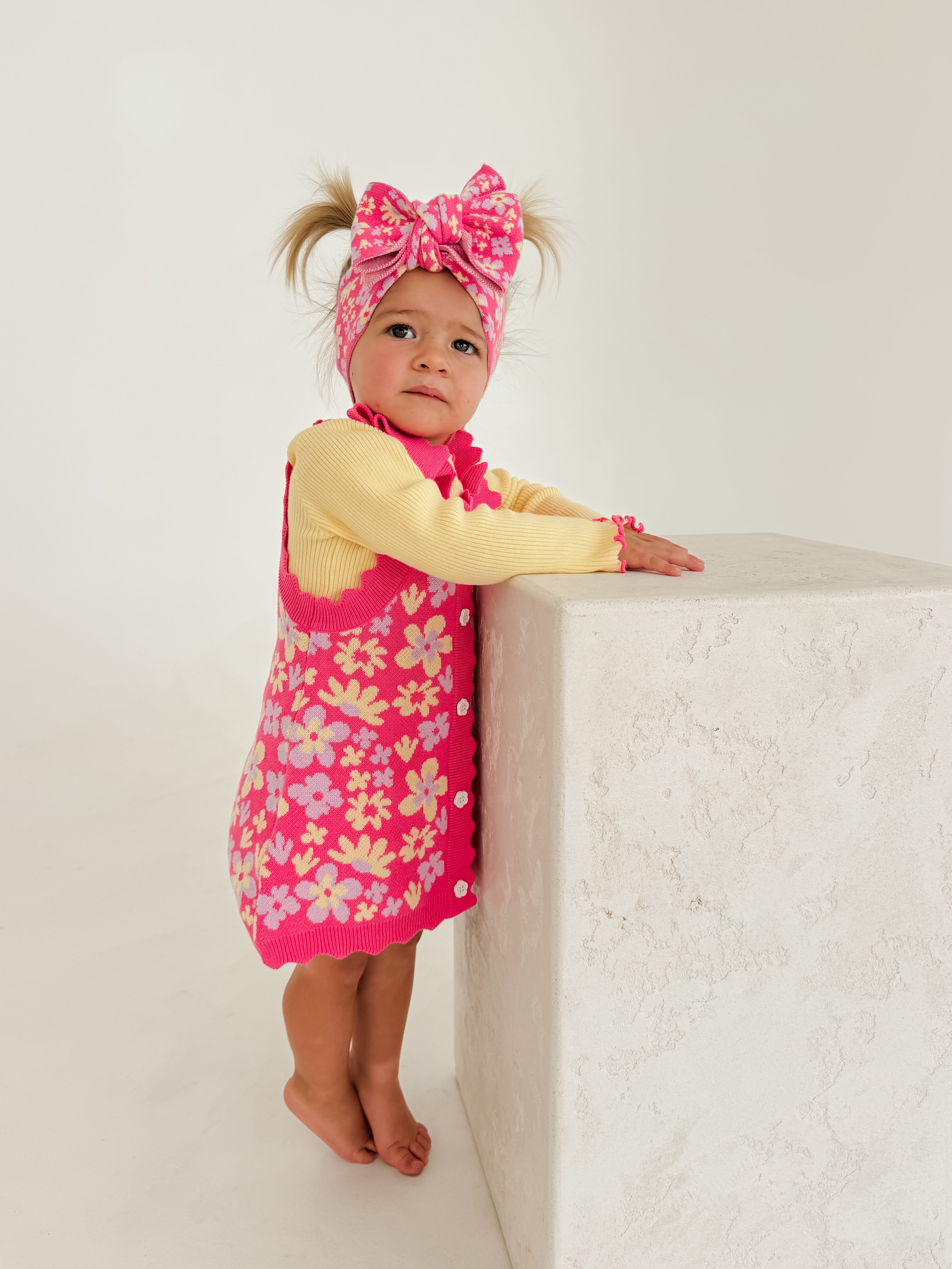 Indie Tie Shoulder Dress - Daffodil