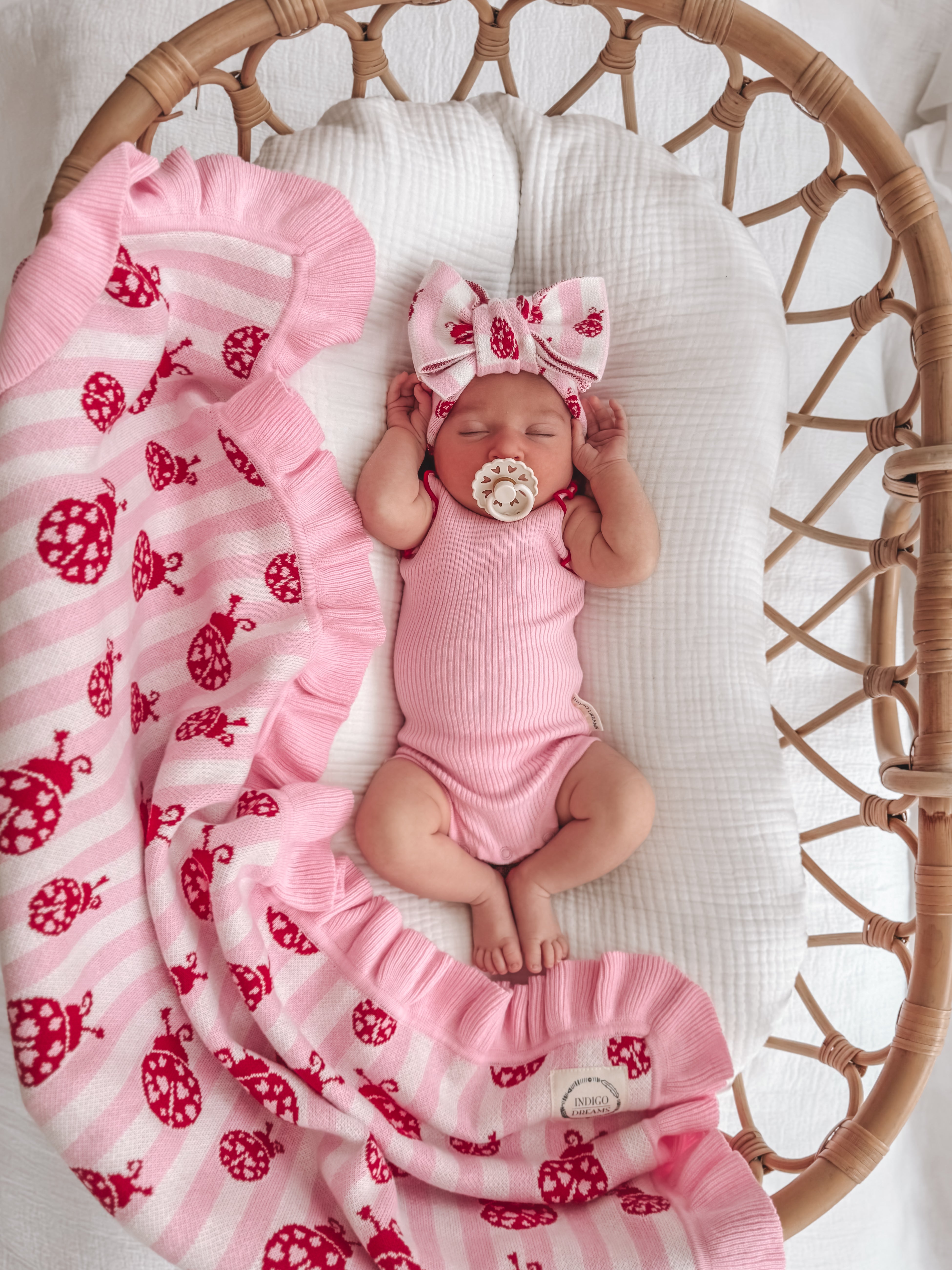 Sleeveless Lottie Pink Bodysuit