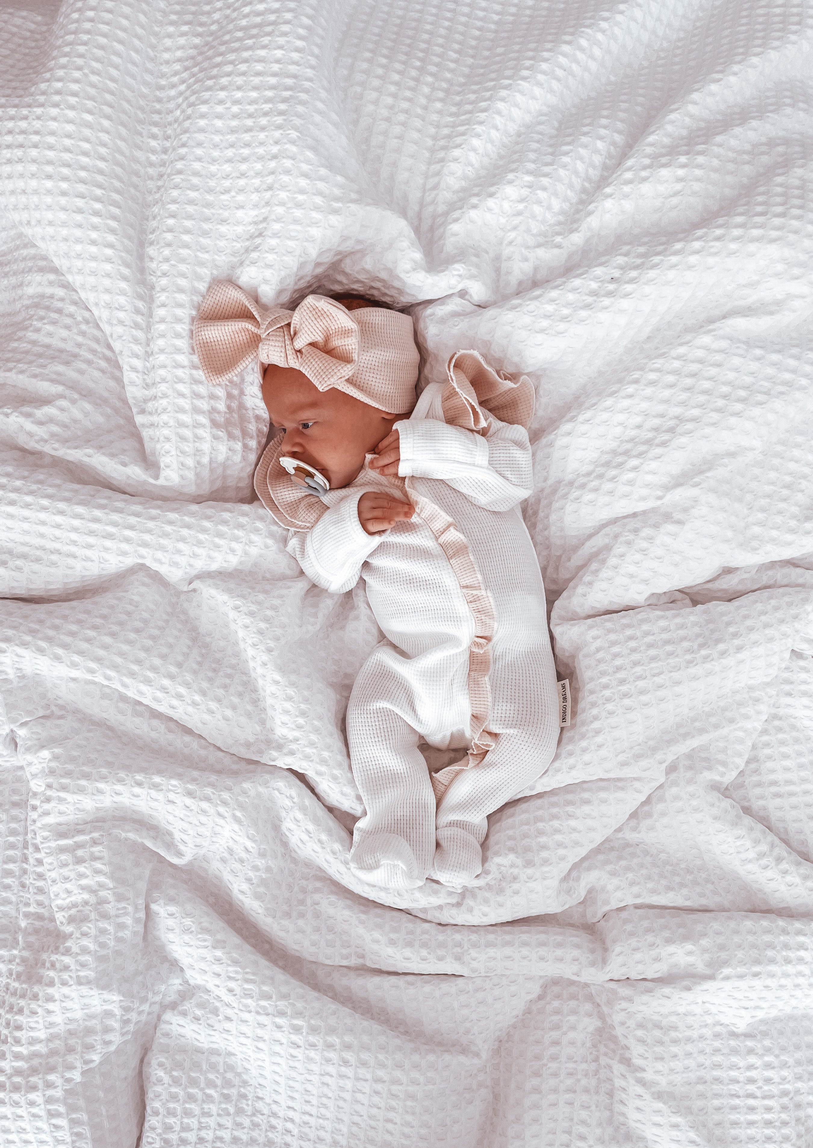 Coconut and Oat Waffle Onesie