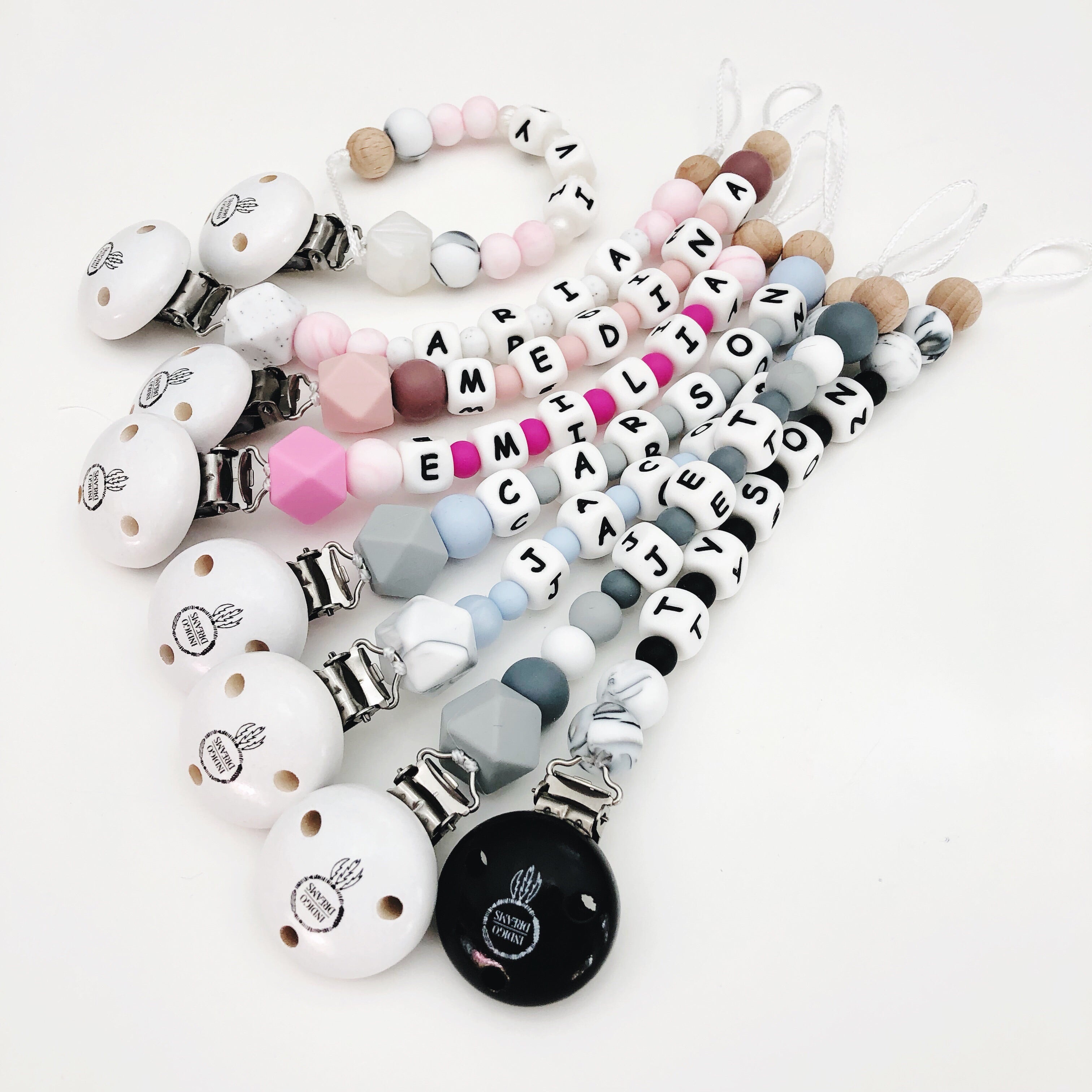 Personalised Dummy Chain (using various shaped beads)