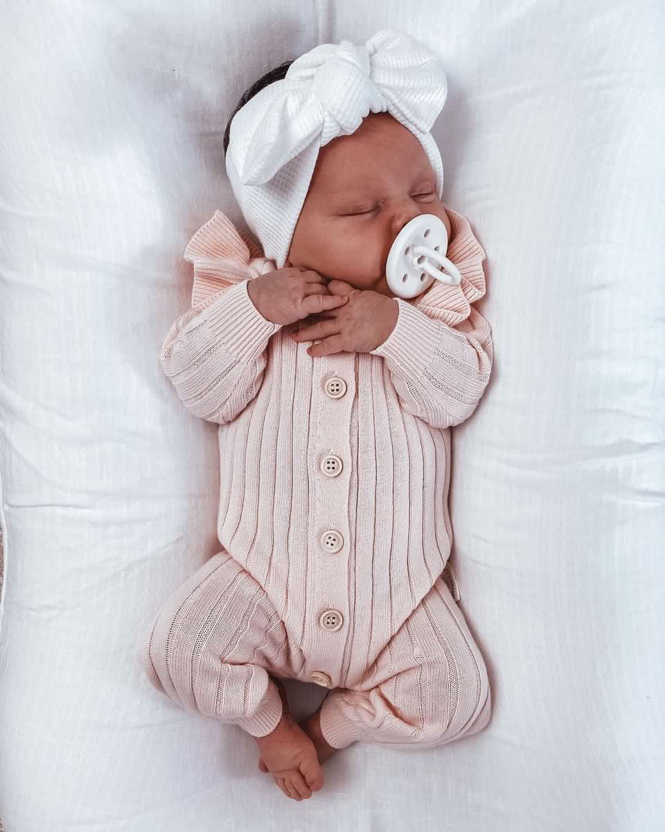 Frill Romper Soft Pink