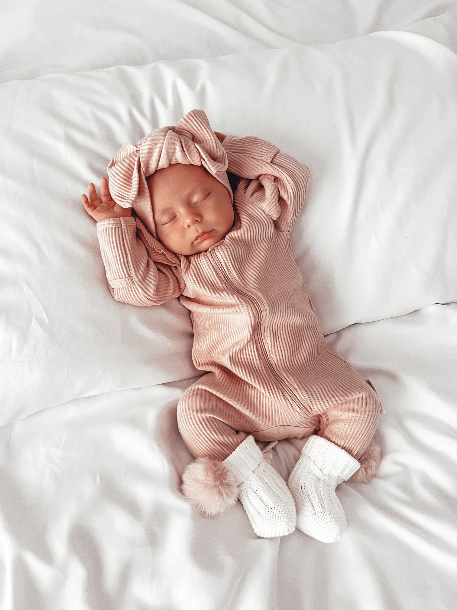 Petal Pink Ruffle Onesie