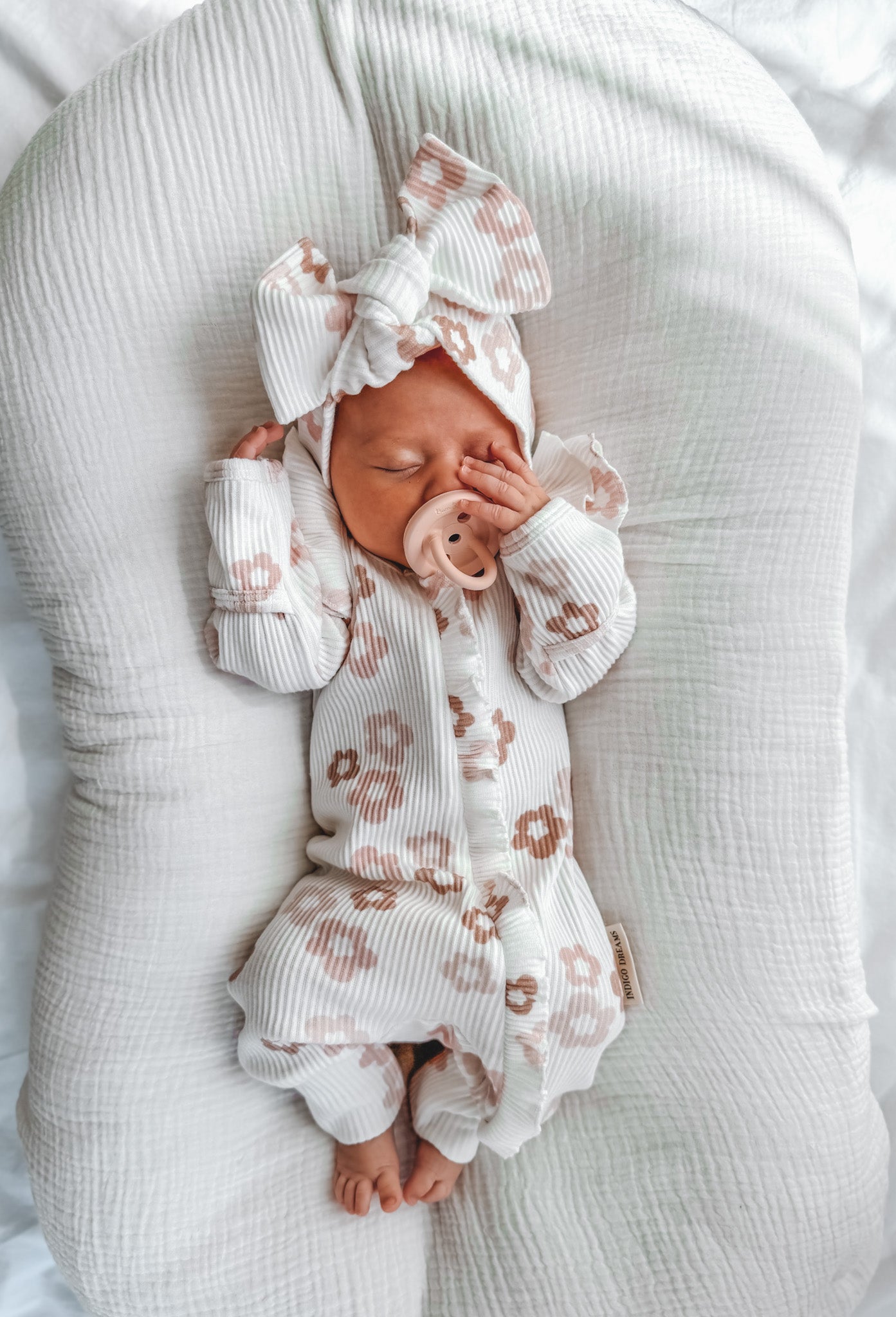 Autumn Floral Ruffle Romper