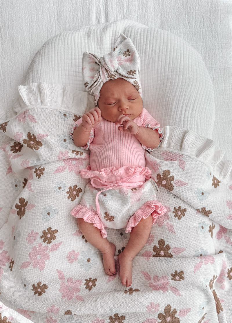 Banksi Pink Frill Bodysuit