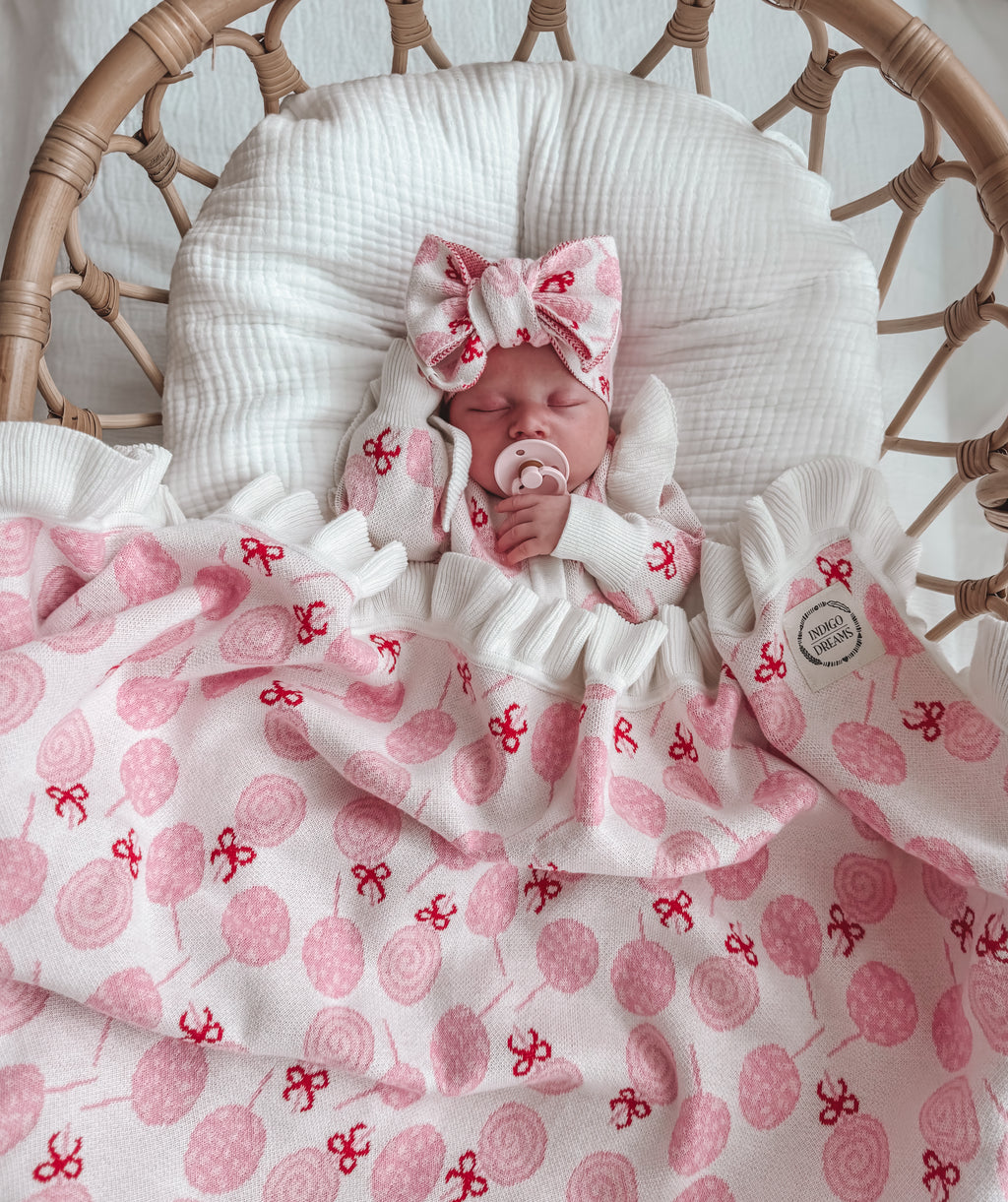 Lollipop Lane Frill Blanket