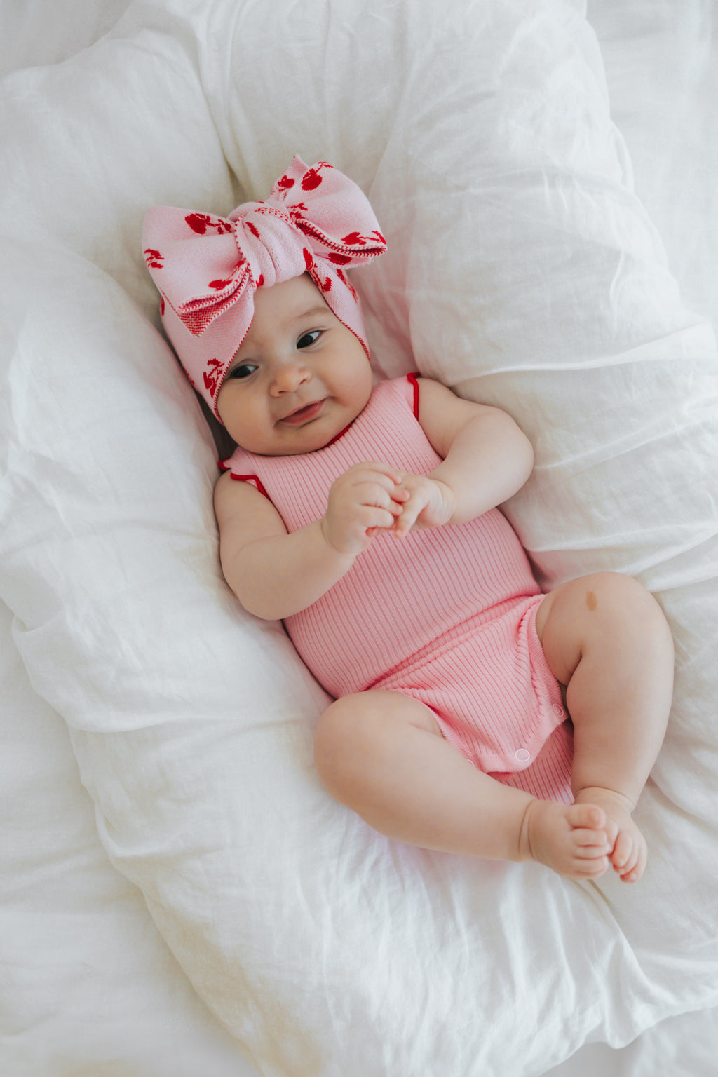 Sleeveless Cherry Pink Bodysuit