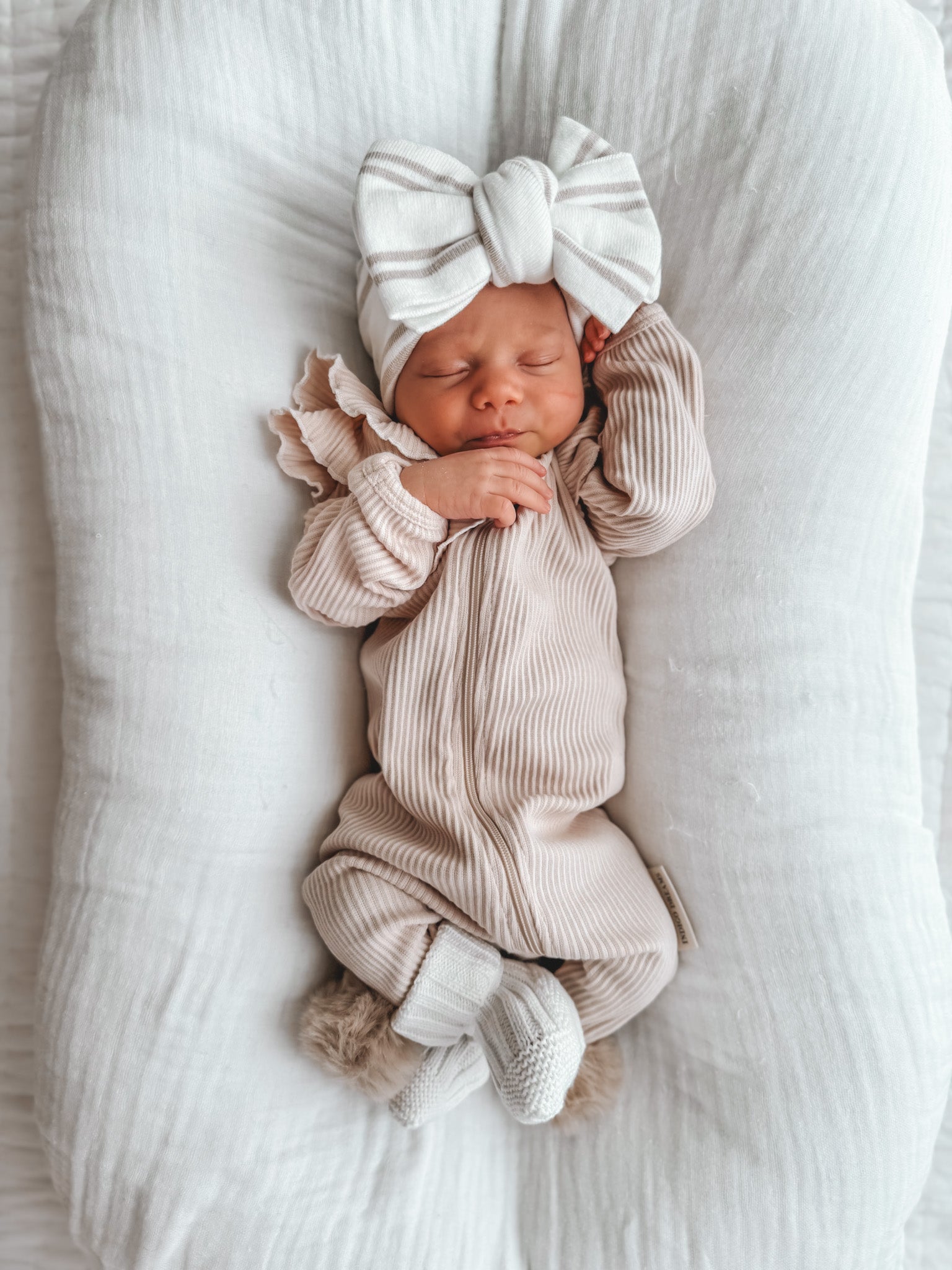 Buttermilk Ruffle Onesie