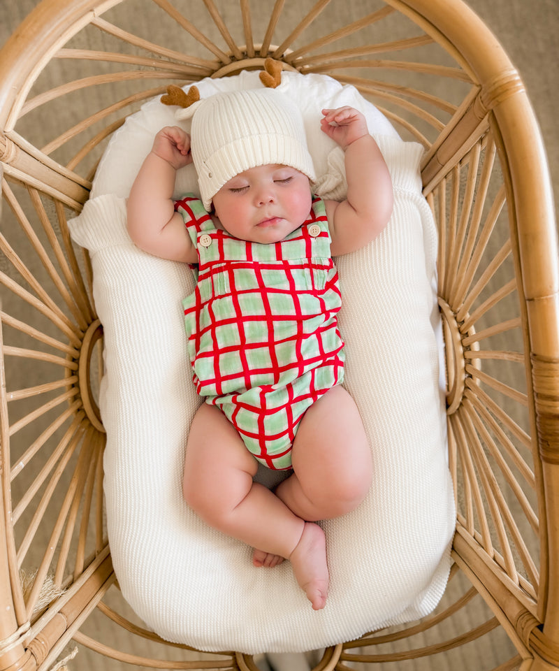 Peppermint Check Summer Romper