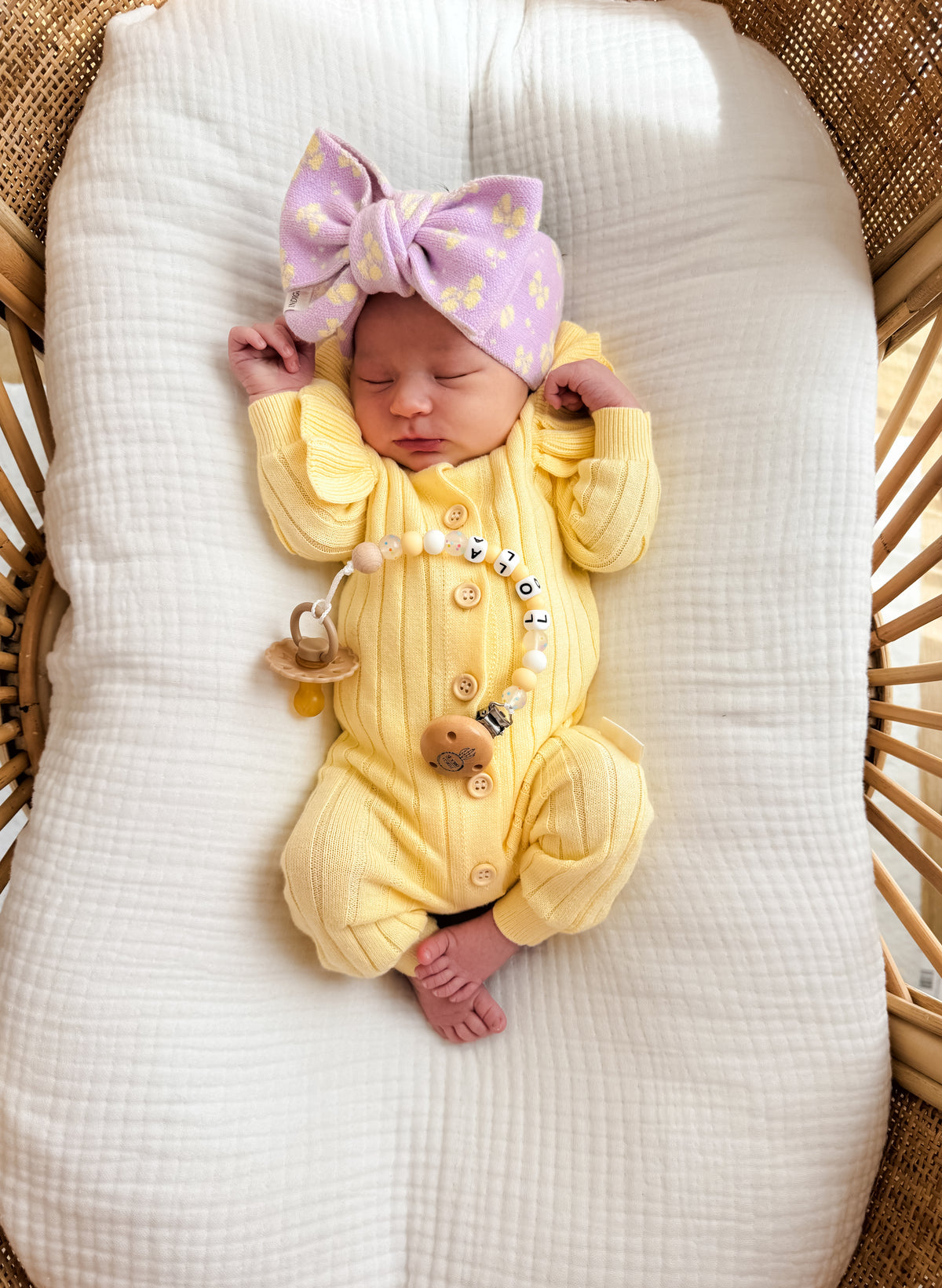Frill Romper - Daffodil
