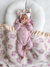 Winnie Floral Frill Blanket