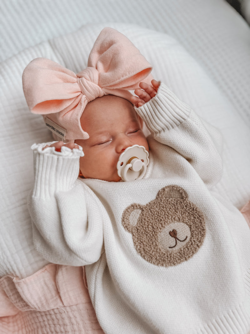 Soft Pink Knit Headband