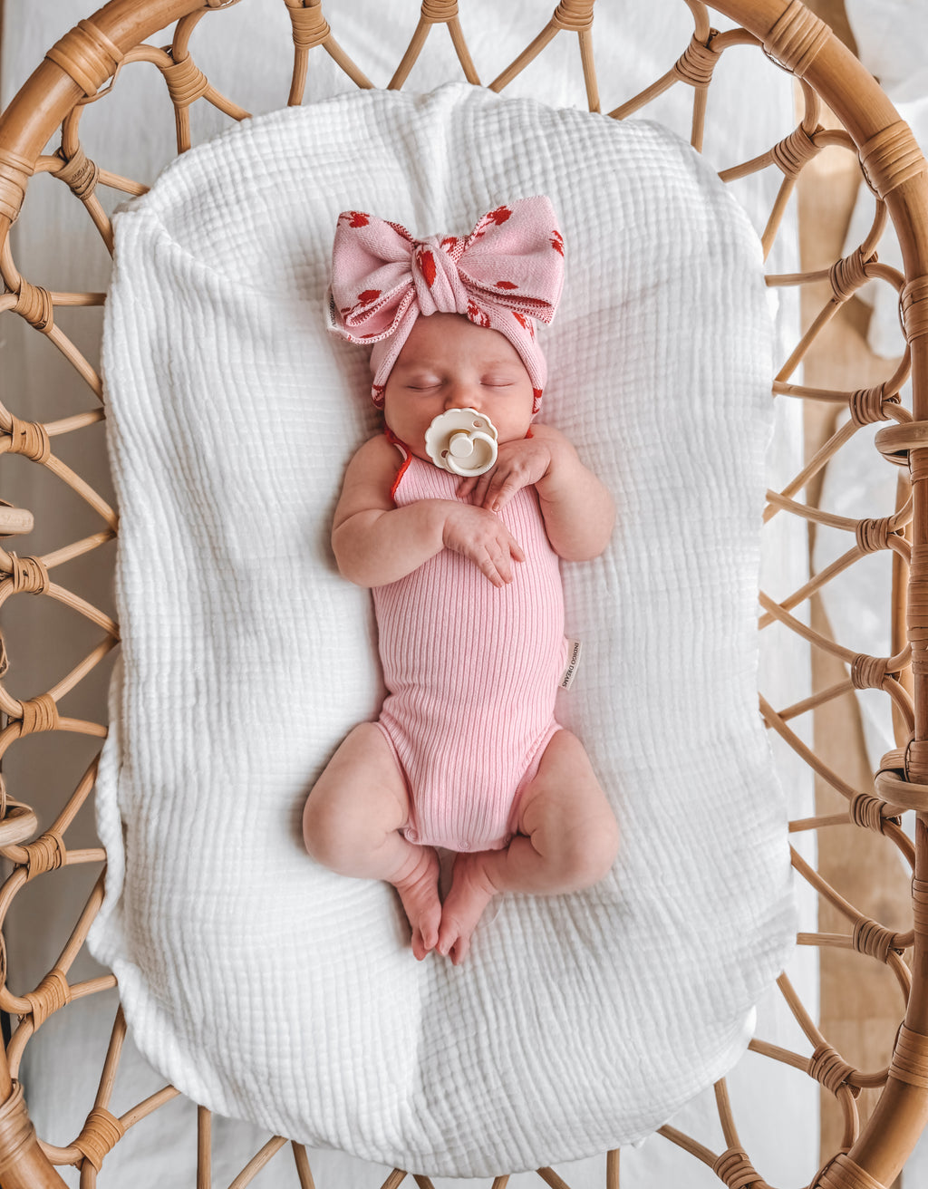 Sleeveless Cherry Pink Bodysuit