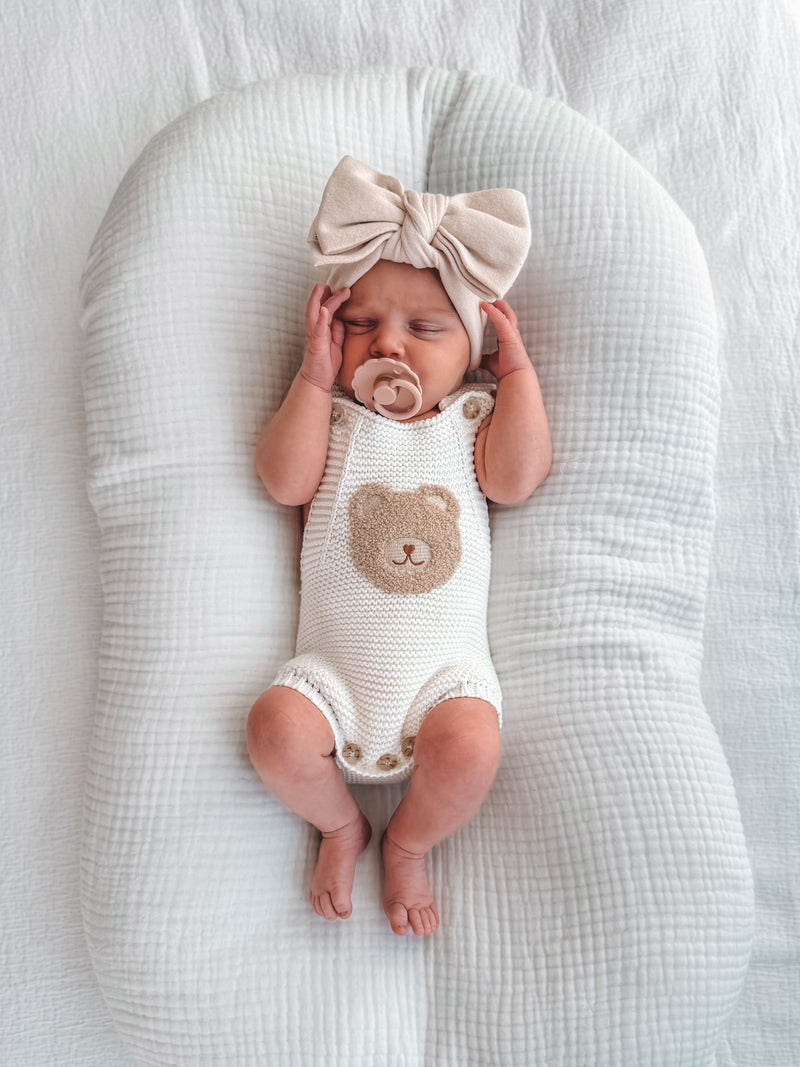 Bear Knit Romper