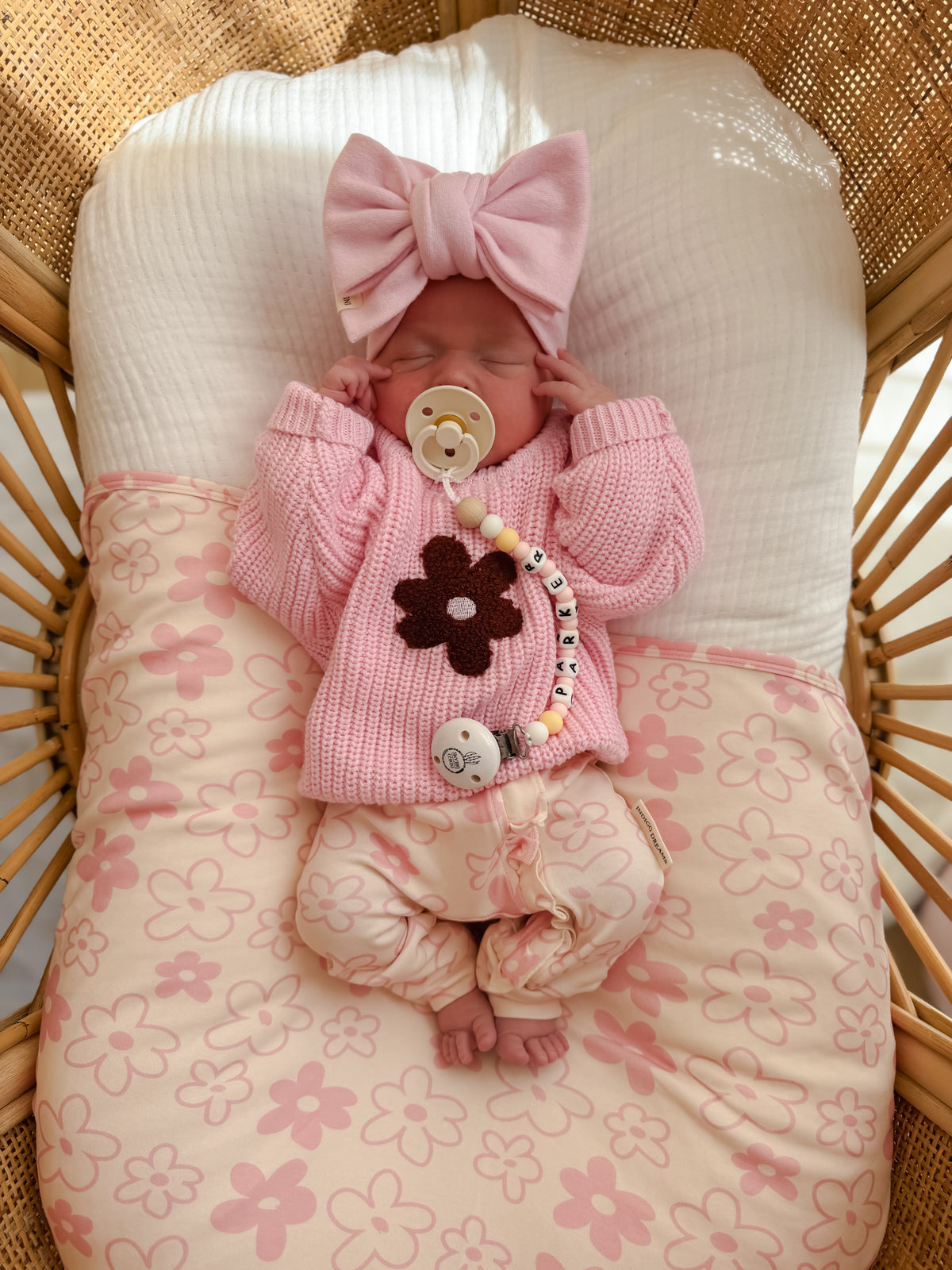 Romy Chunky Knit Jumper - Cocoa & Blossom