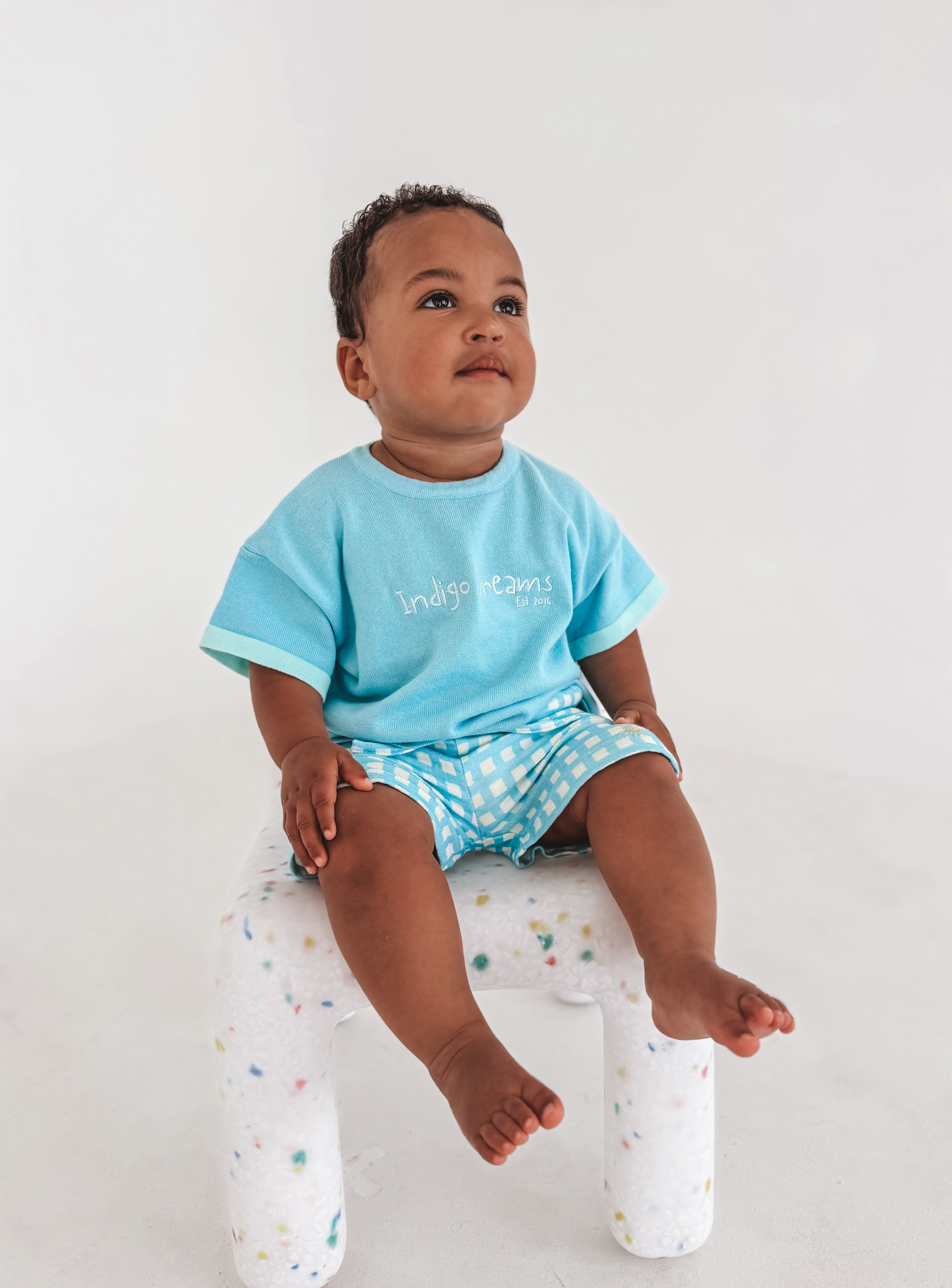 Gingham Gauze Shorts