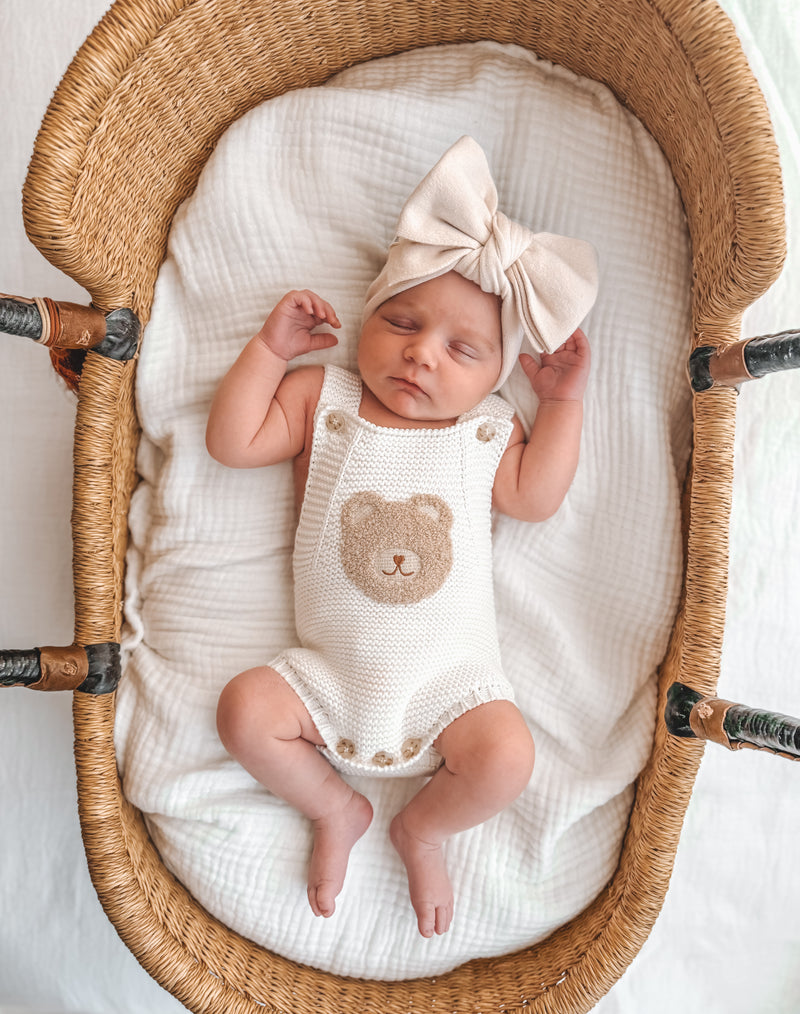 Bear Knit Romper