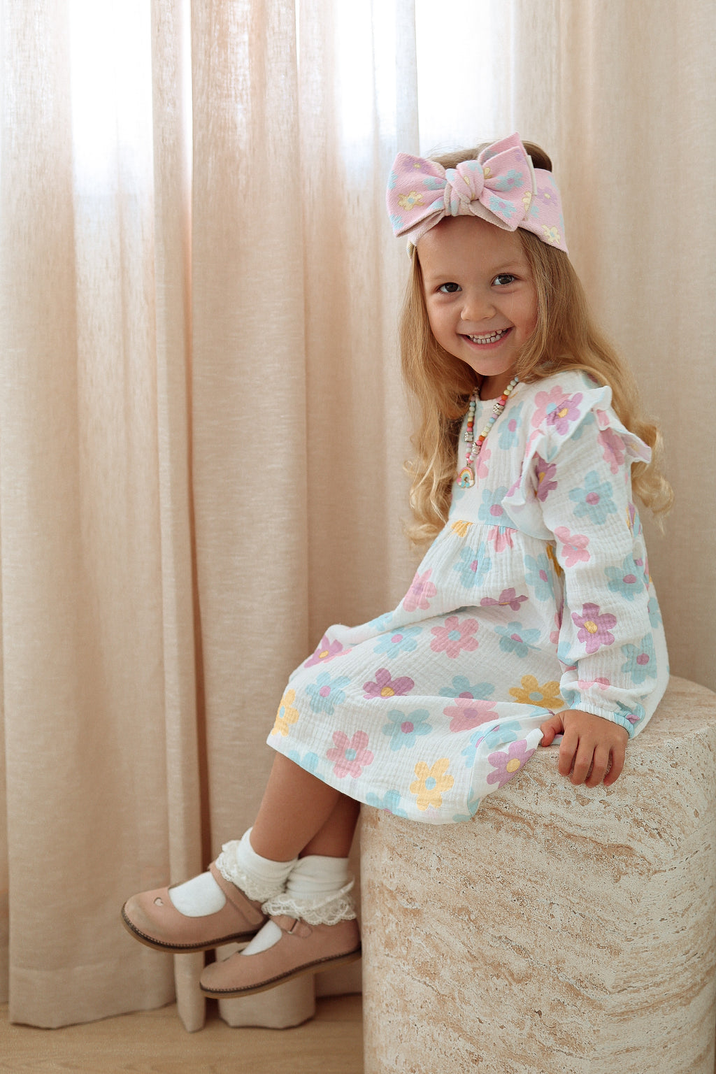 Goldie Gauze Frill Dress