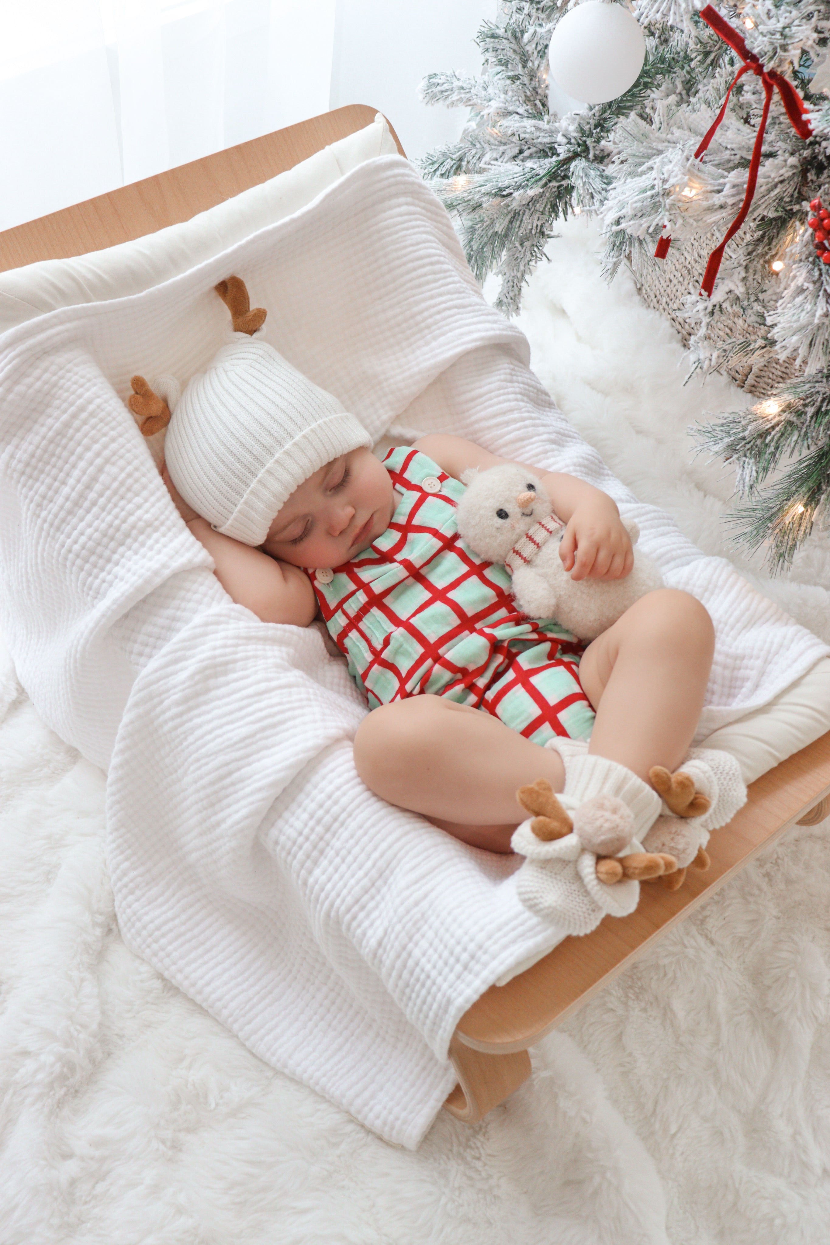 Peppermint Check Summer Romper