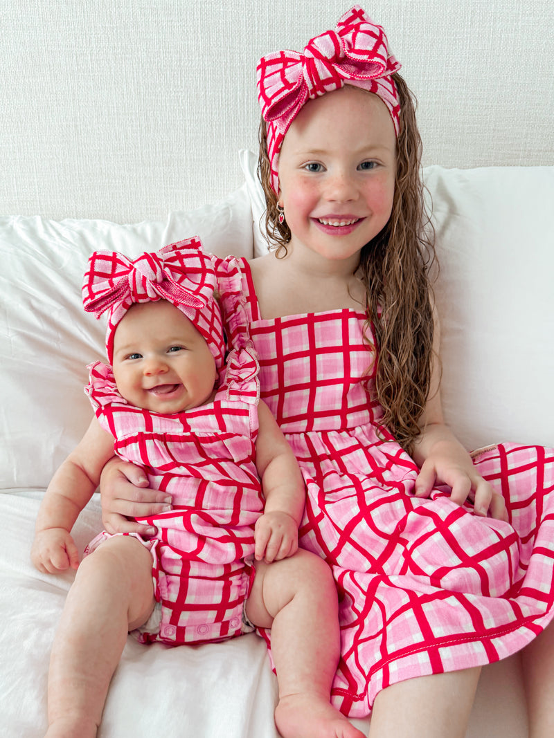 Candy Check Frill Dress