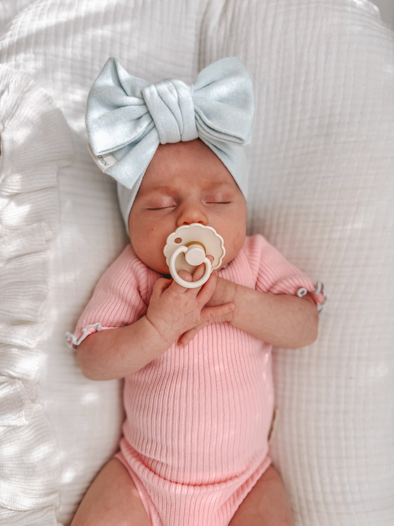 Pale Blue Knit Headband