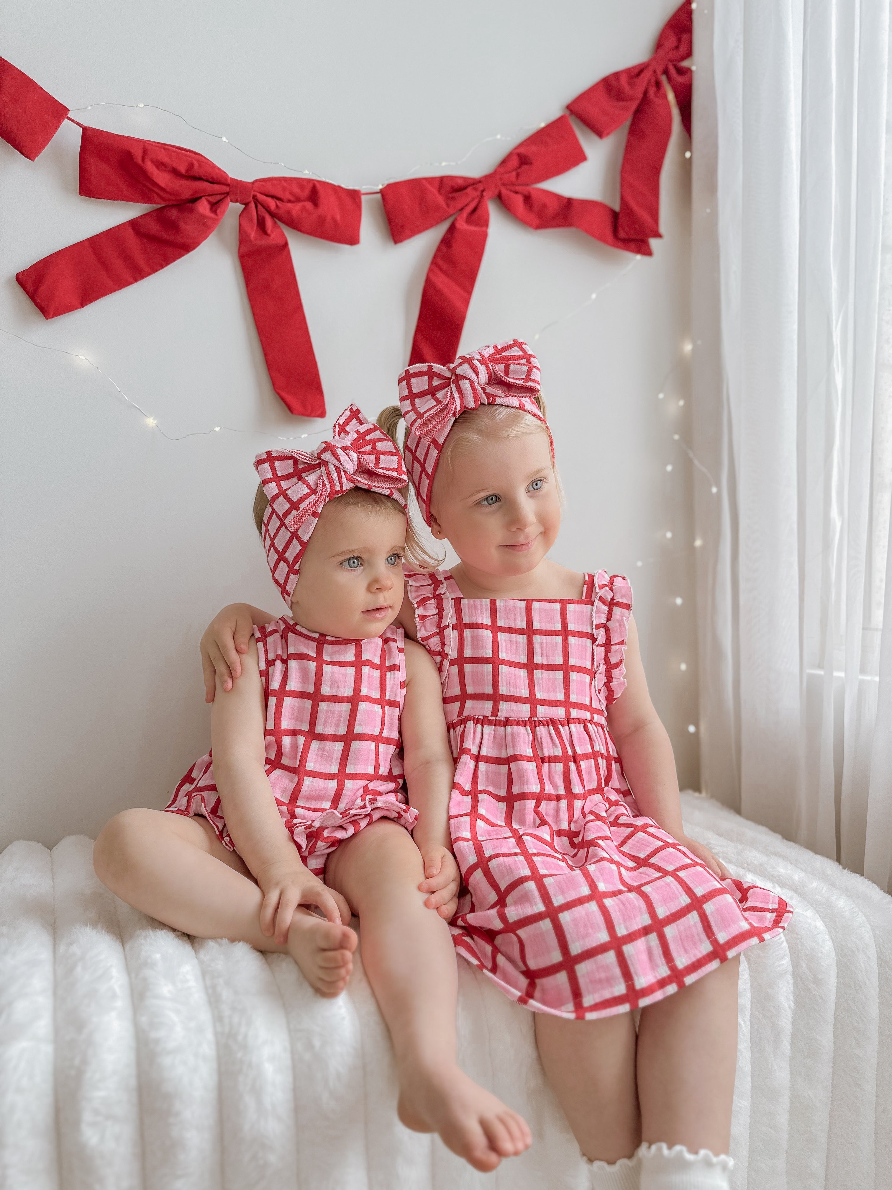 Candy Check Frill Dress