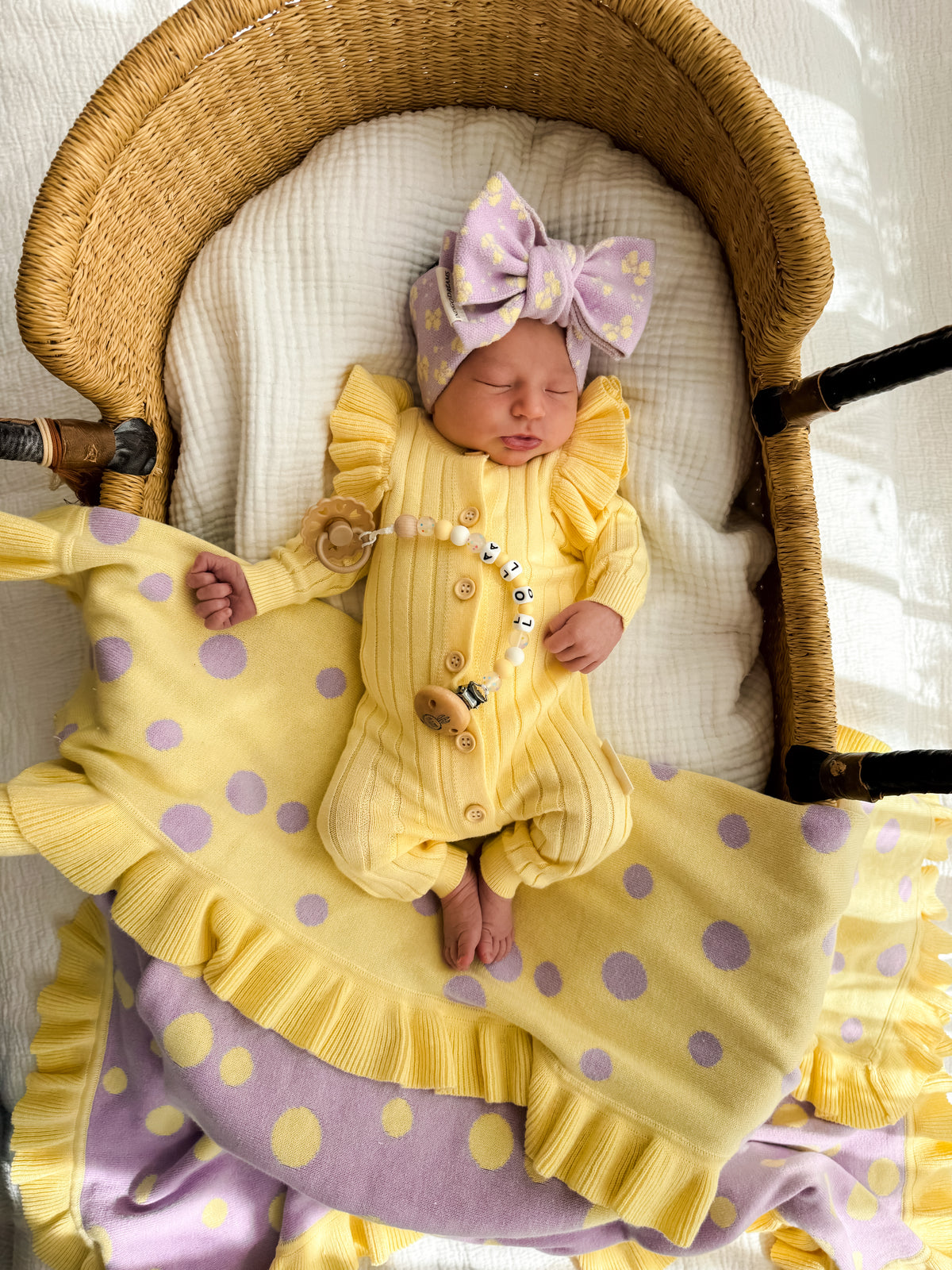 Frill Romper - Daffodil