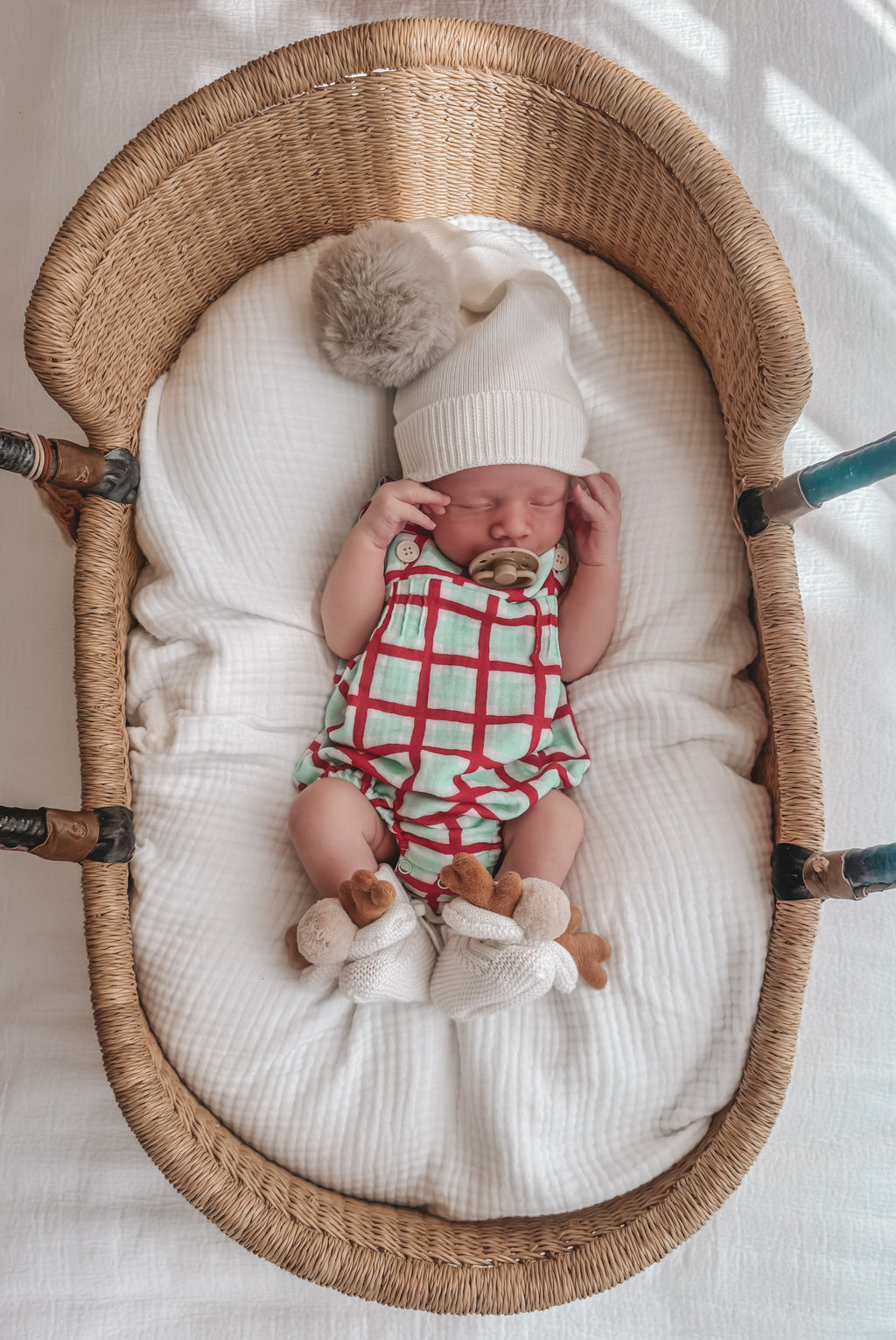 Reindeer Booties - Oat