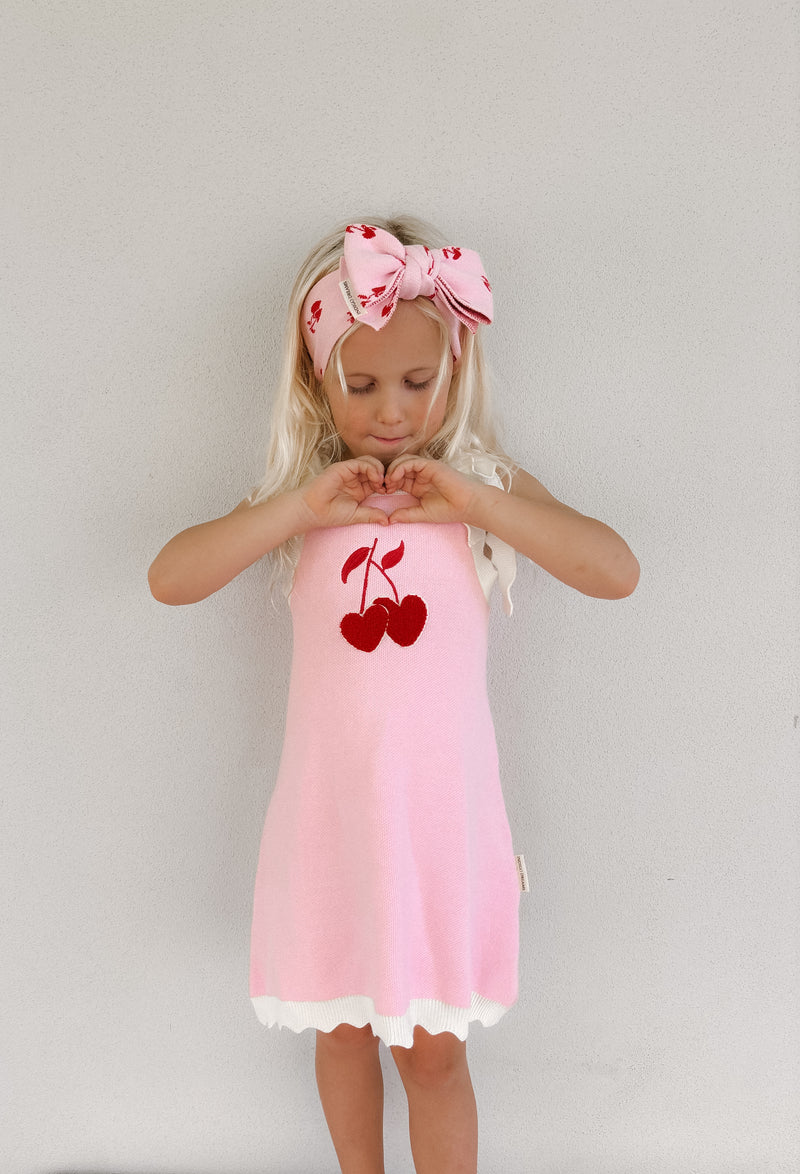 Sweet Cherry Tie Dress | PREORDER END OF DECEMBER