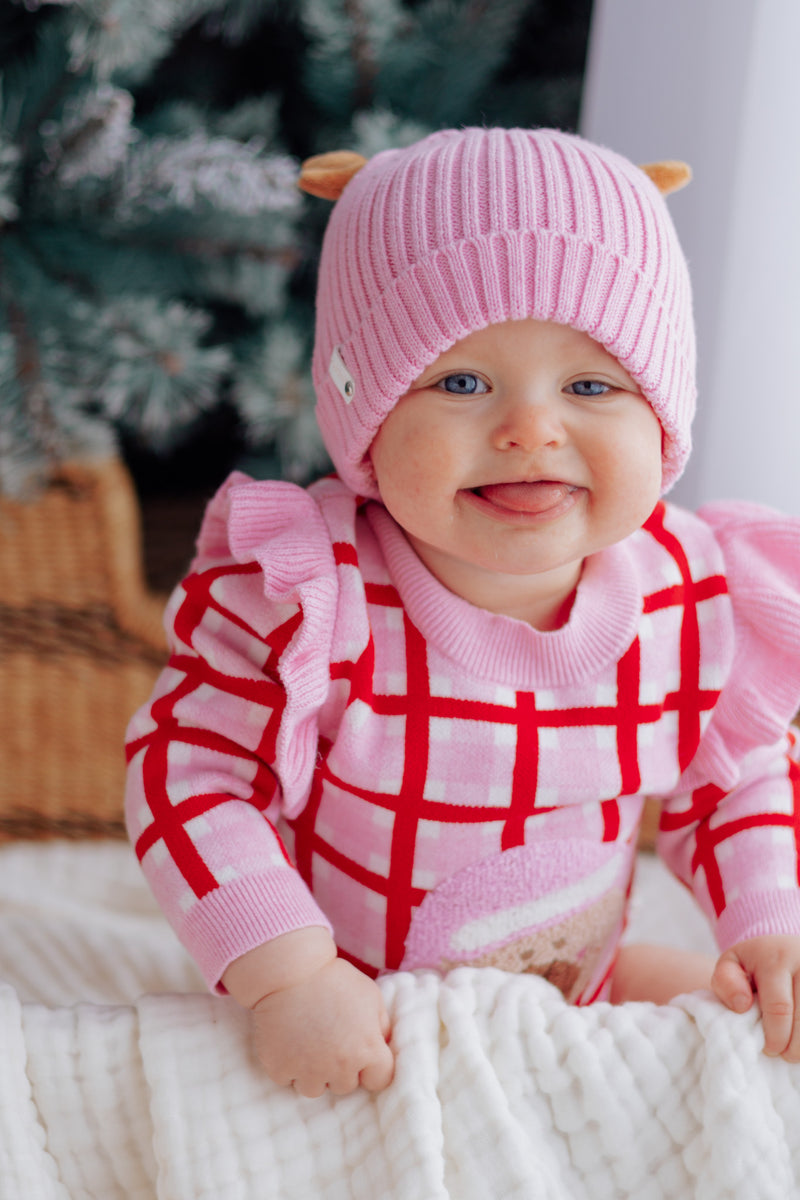 Reindeer Beanie - Candy