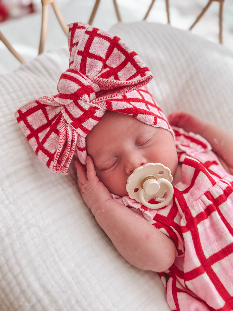 Candy Check Knit Headband