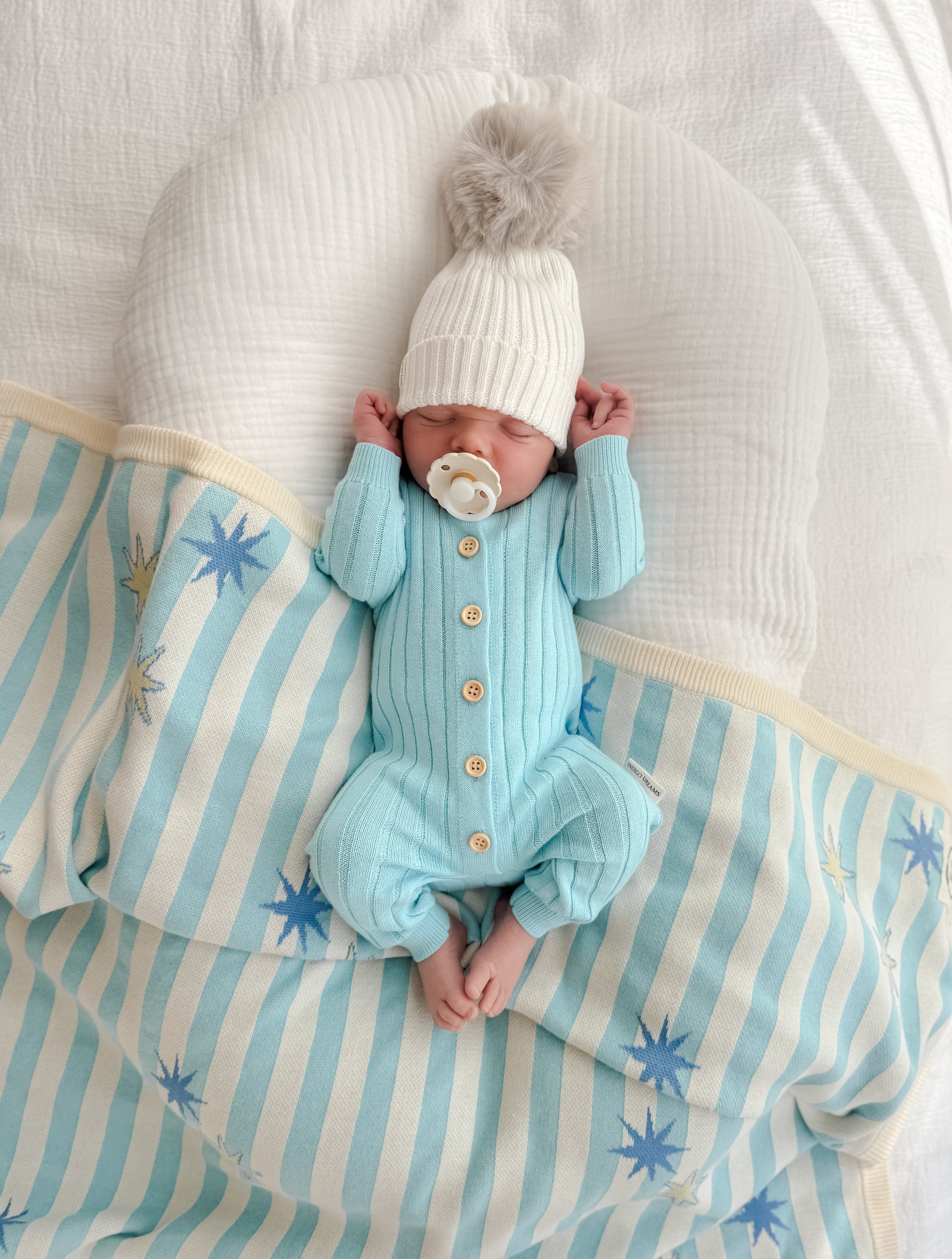 Lagoon Blue Romper