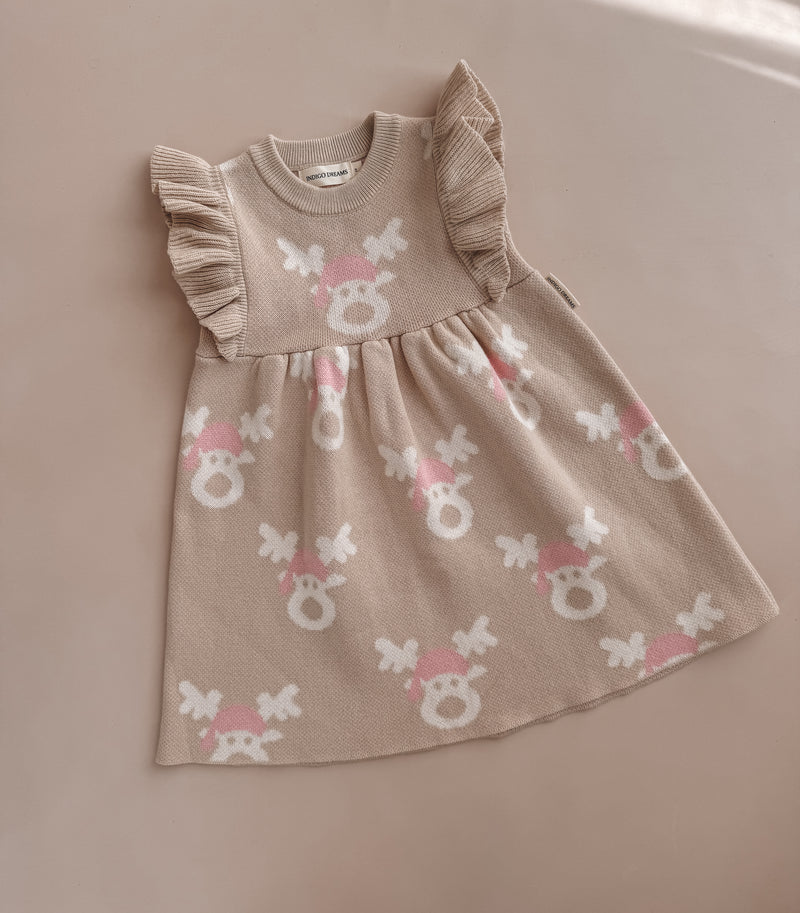 Reindeer Frill Dress